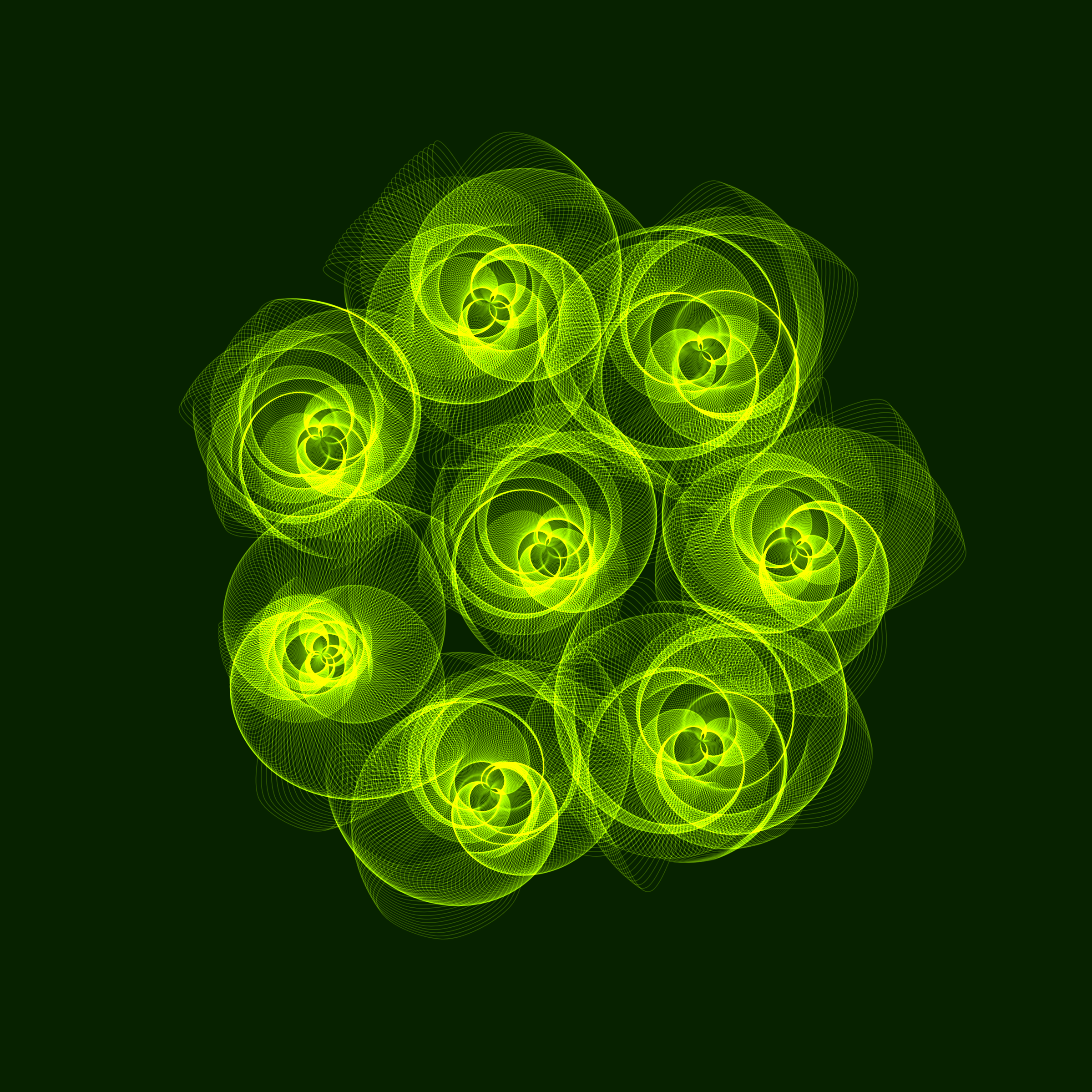 Art Blocks - Art Blocks v2 - Flowers #305 - NFT # 116000305