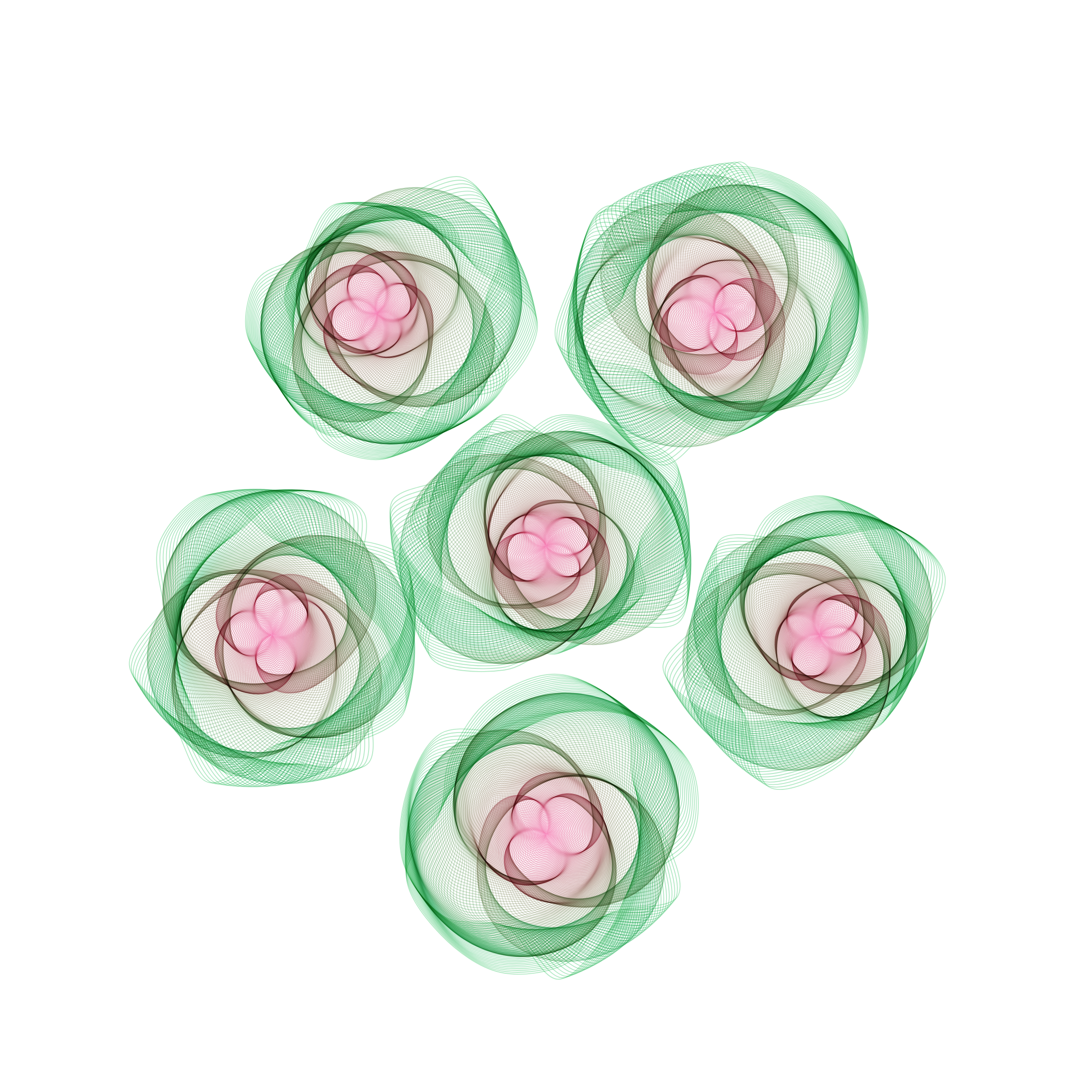 Art Blocks - Art Blocks v2 - Flowers #320 - NFT # 116000320