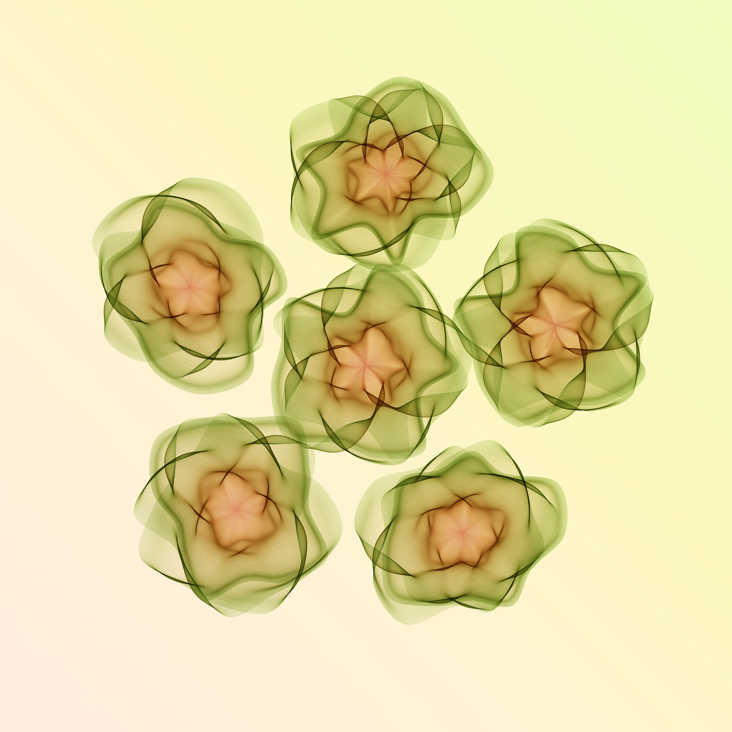 Art Blocks - Art Blocks v2 - Flowers #322 - NFT # 116000322