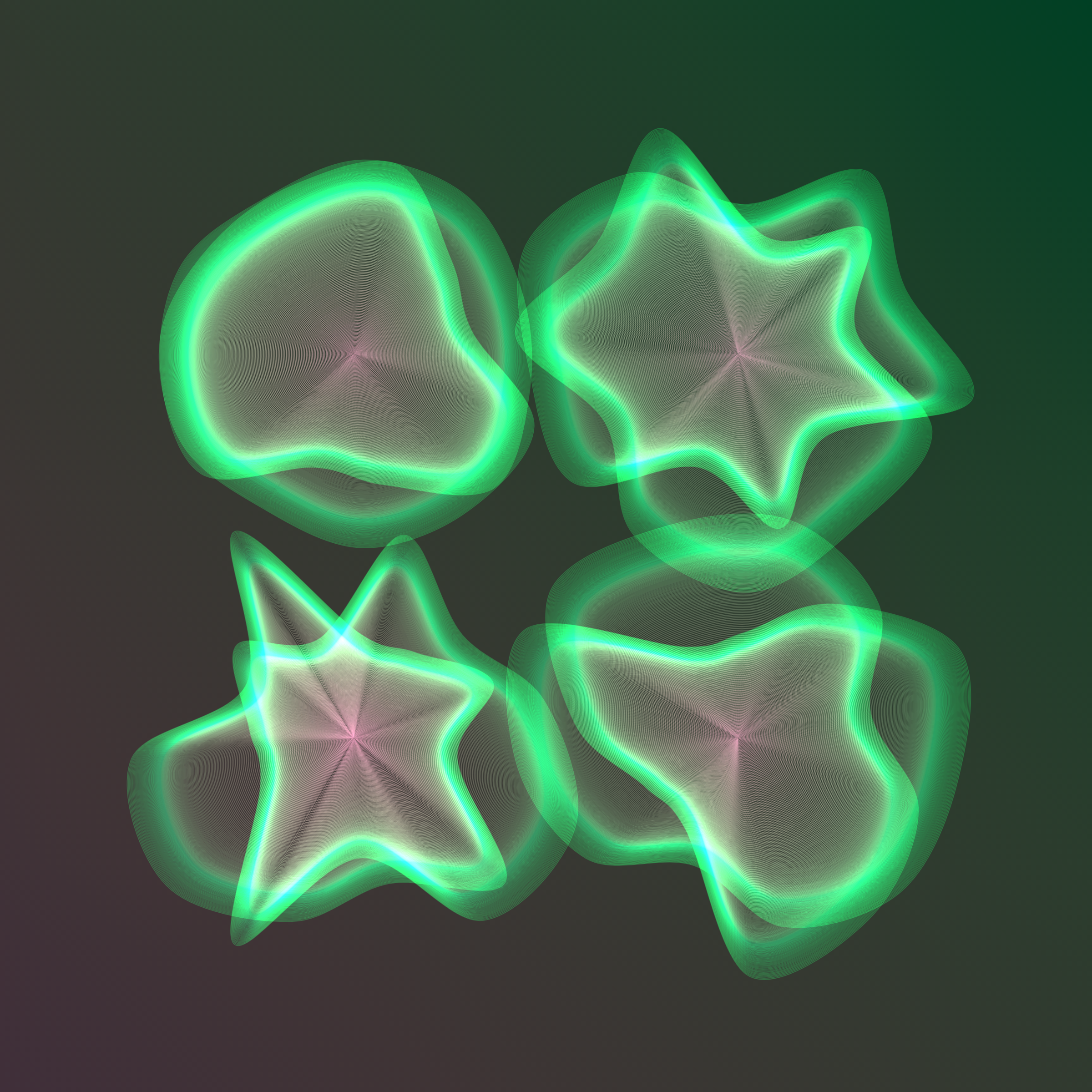 Art Blocks - Art Blocks v2 - Flowers #346 - NFT # 116000346