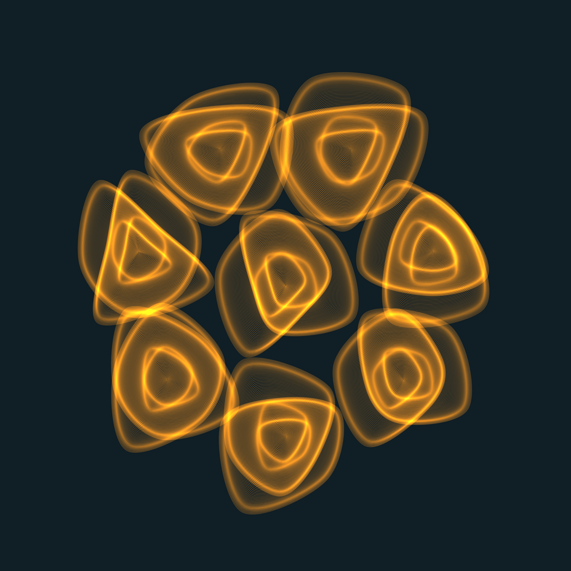 Art Blocks - Art Blocks v2 - Flowers #347 - NFT # 116000347