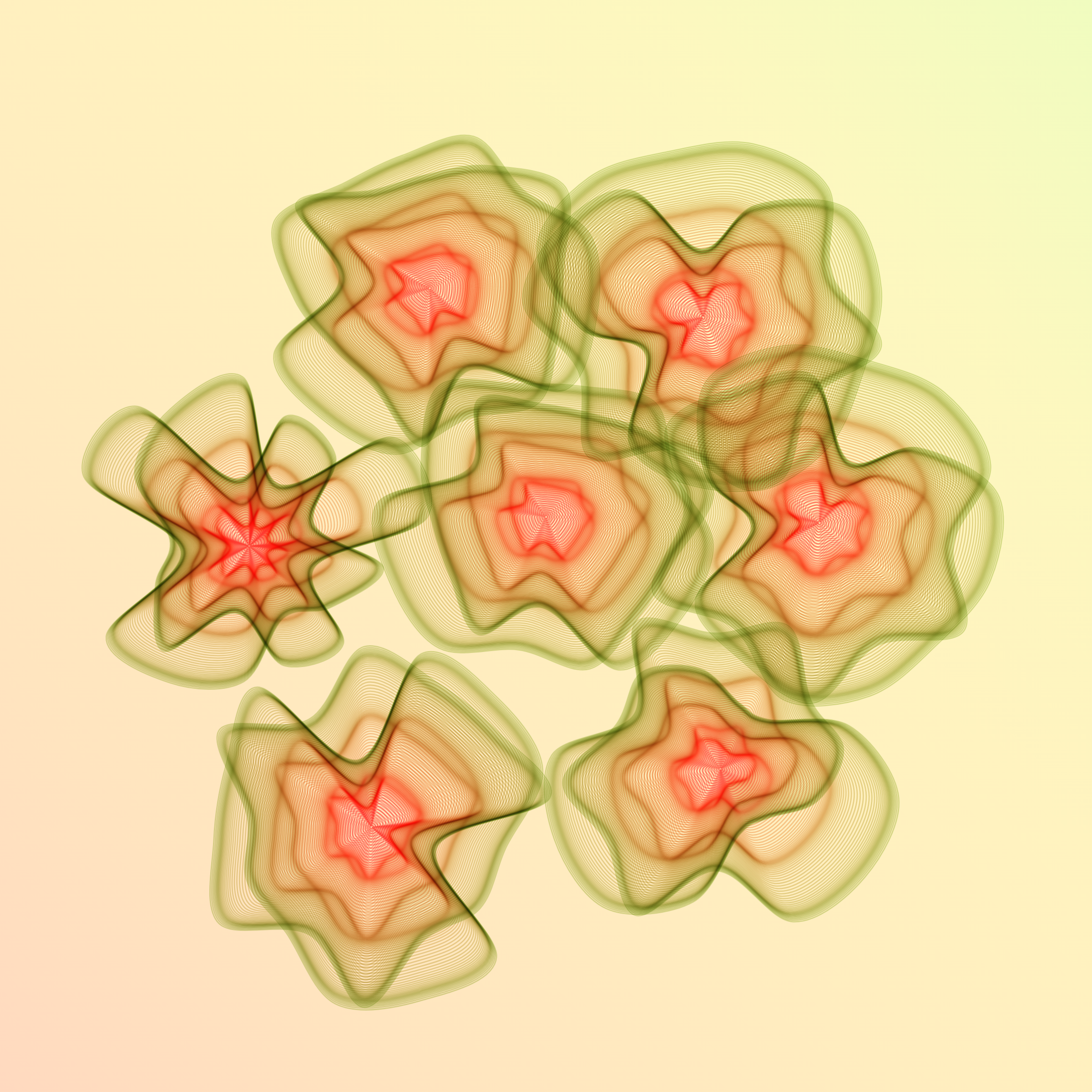 Art Blocks - Art Blocks v2 - Flowers #363 - NFT # 116000363