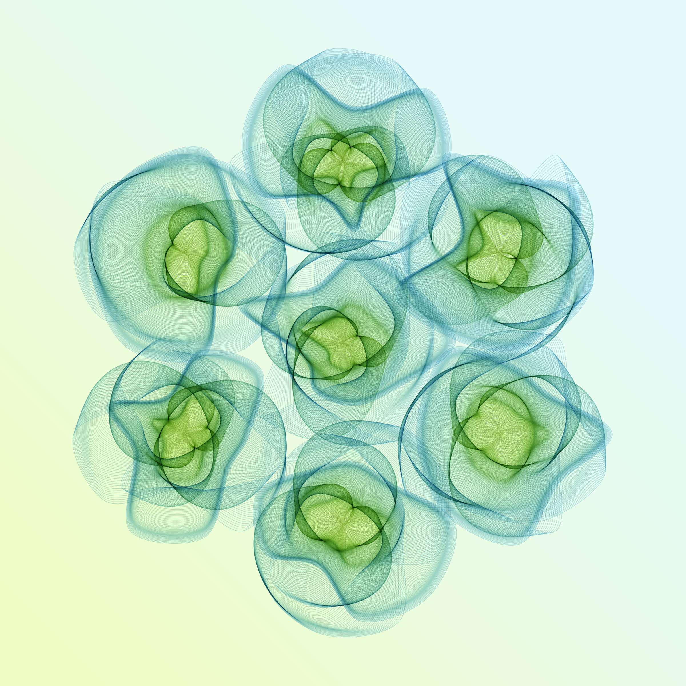 Art Blocks - Art Blocks v2 - Flowers #364 - NFT # 116000364