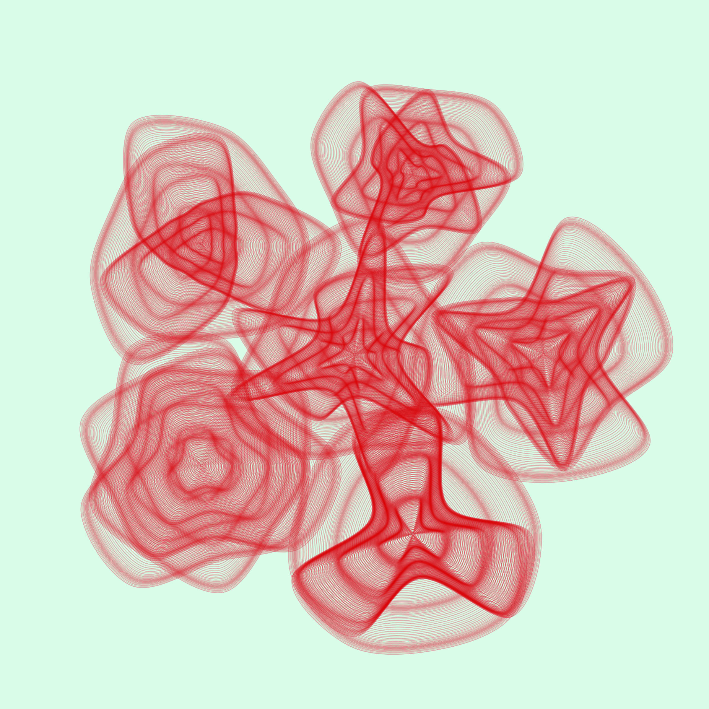 Art Blocks - Art Blocks v2 - Flowers #366 - NFT # 116000366