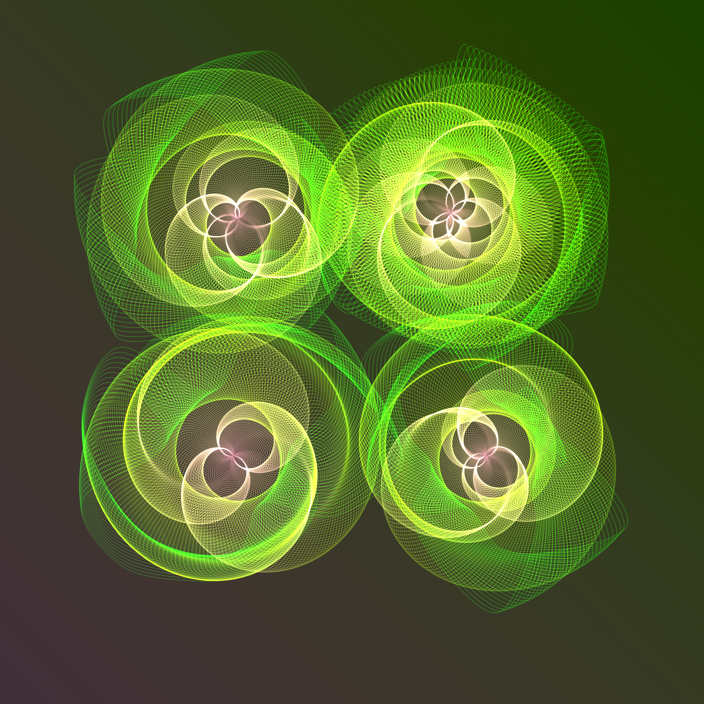 Art Blocks - Art Blocks v2 - Flowers #370 - NFT # 116000370