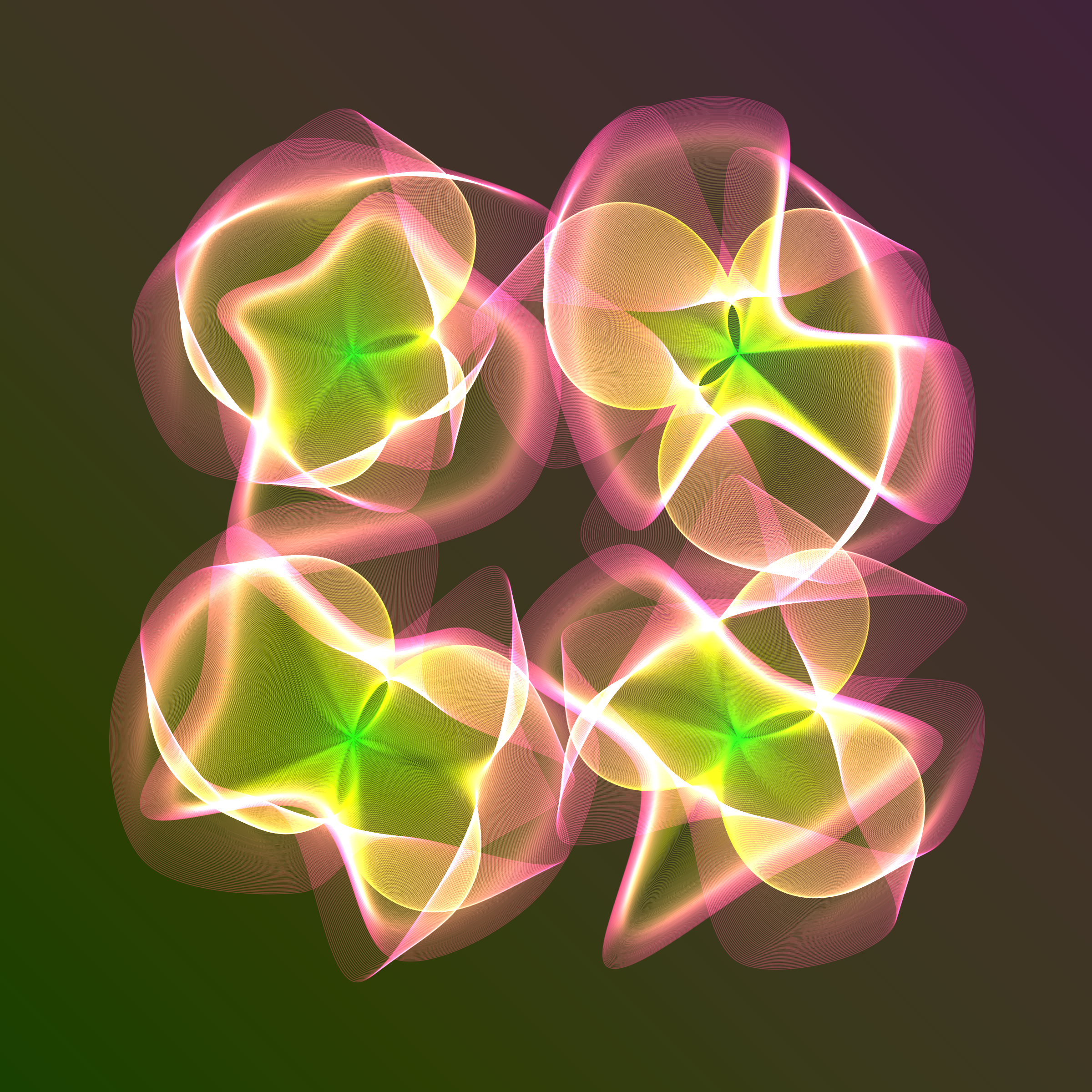 Art Blocks - Art Blocks v2 - Flowers #371 - NFT # 116000371