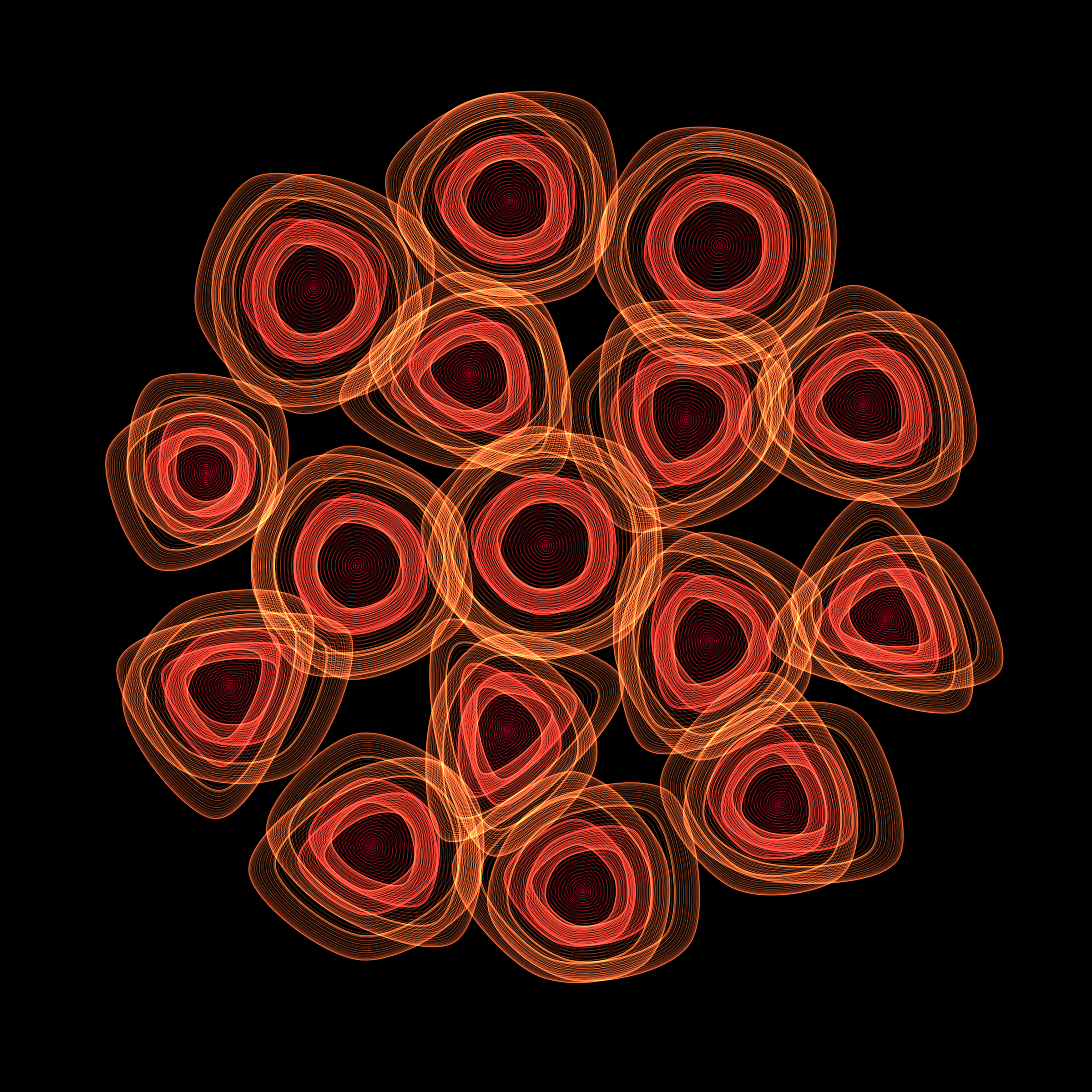 Art Blocks - Art Blocks v2 - Flowers #378 - NFT # 116000378