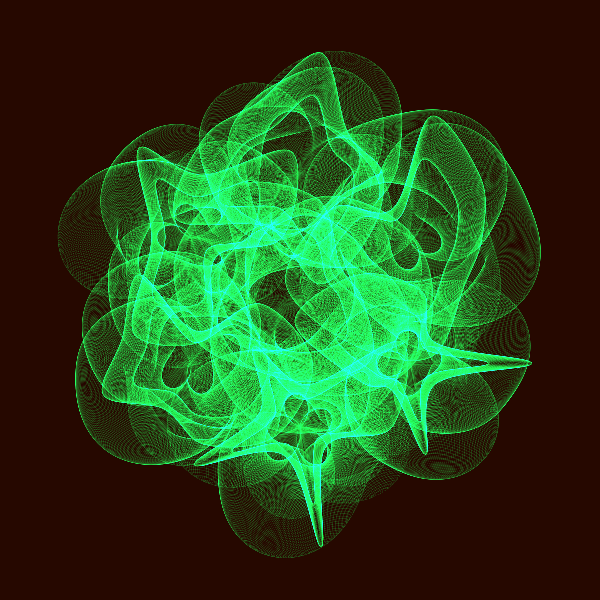 Art Blocks - Art Blocks v2 - Flowers #380 - NFT # 116000380