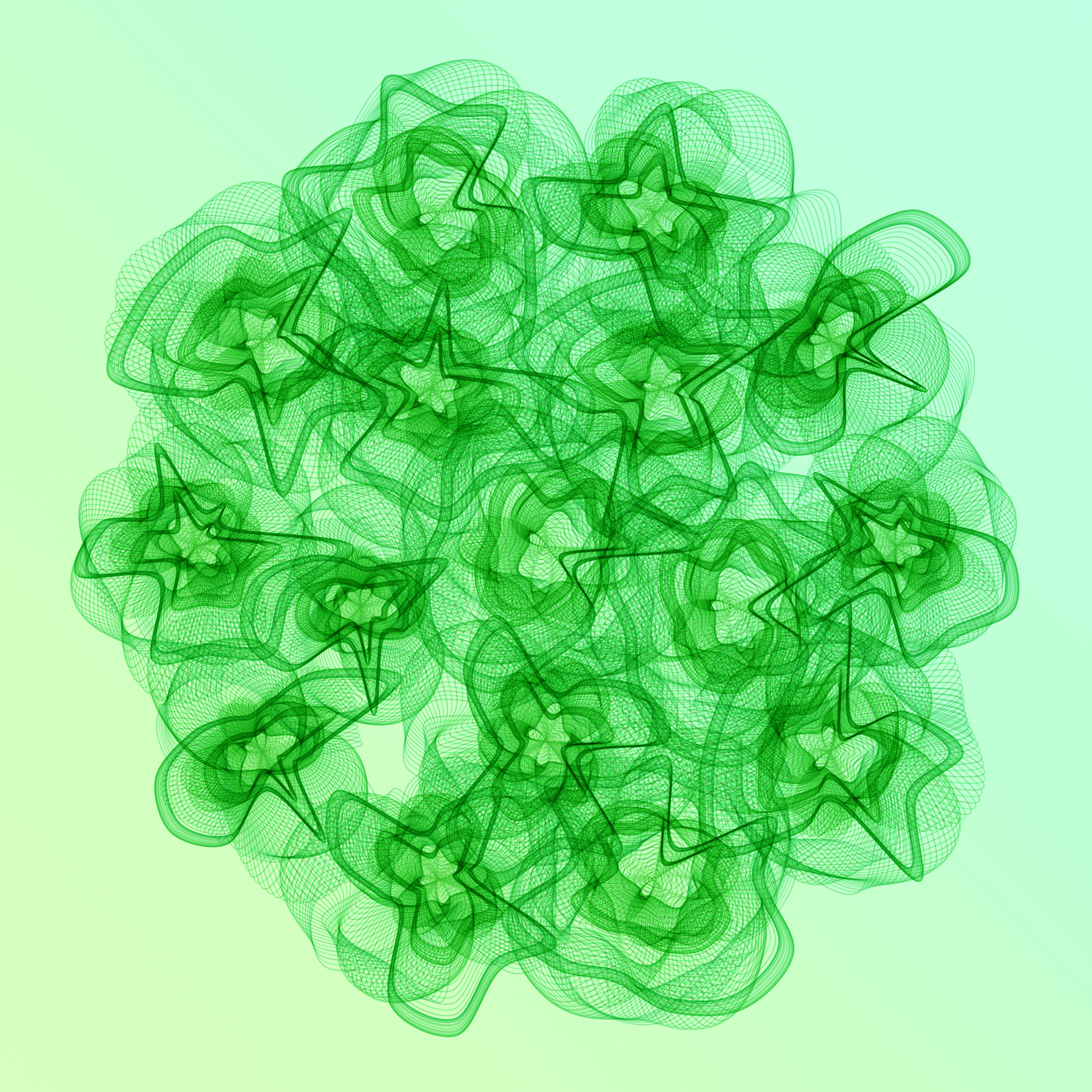 Art Blocks - Art Blocks v2 - Flowers #384 - NFT # 116000384