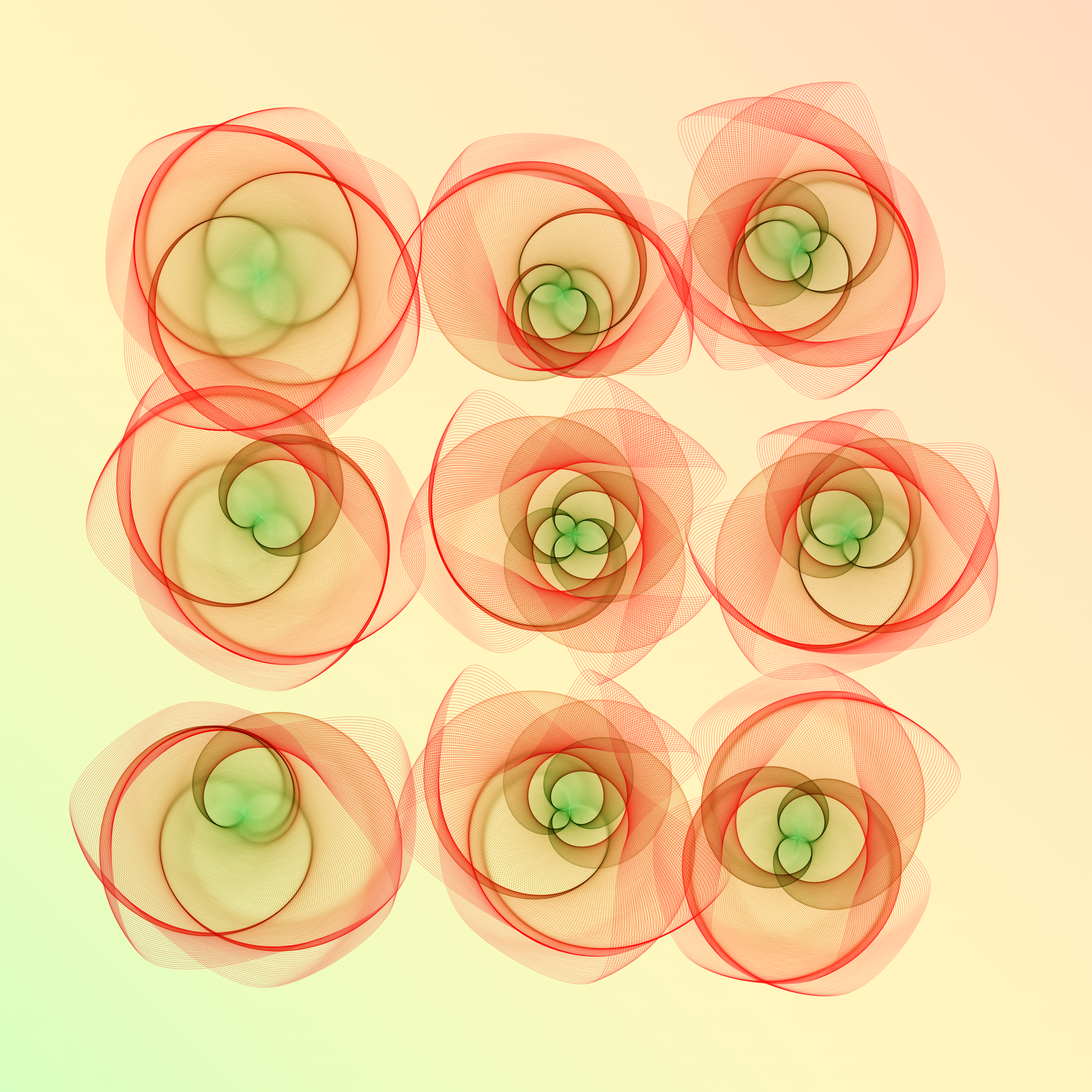 Art Blocks - Art Blocks v2 - Flowers #388 - NFT # 116000388