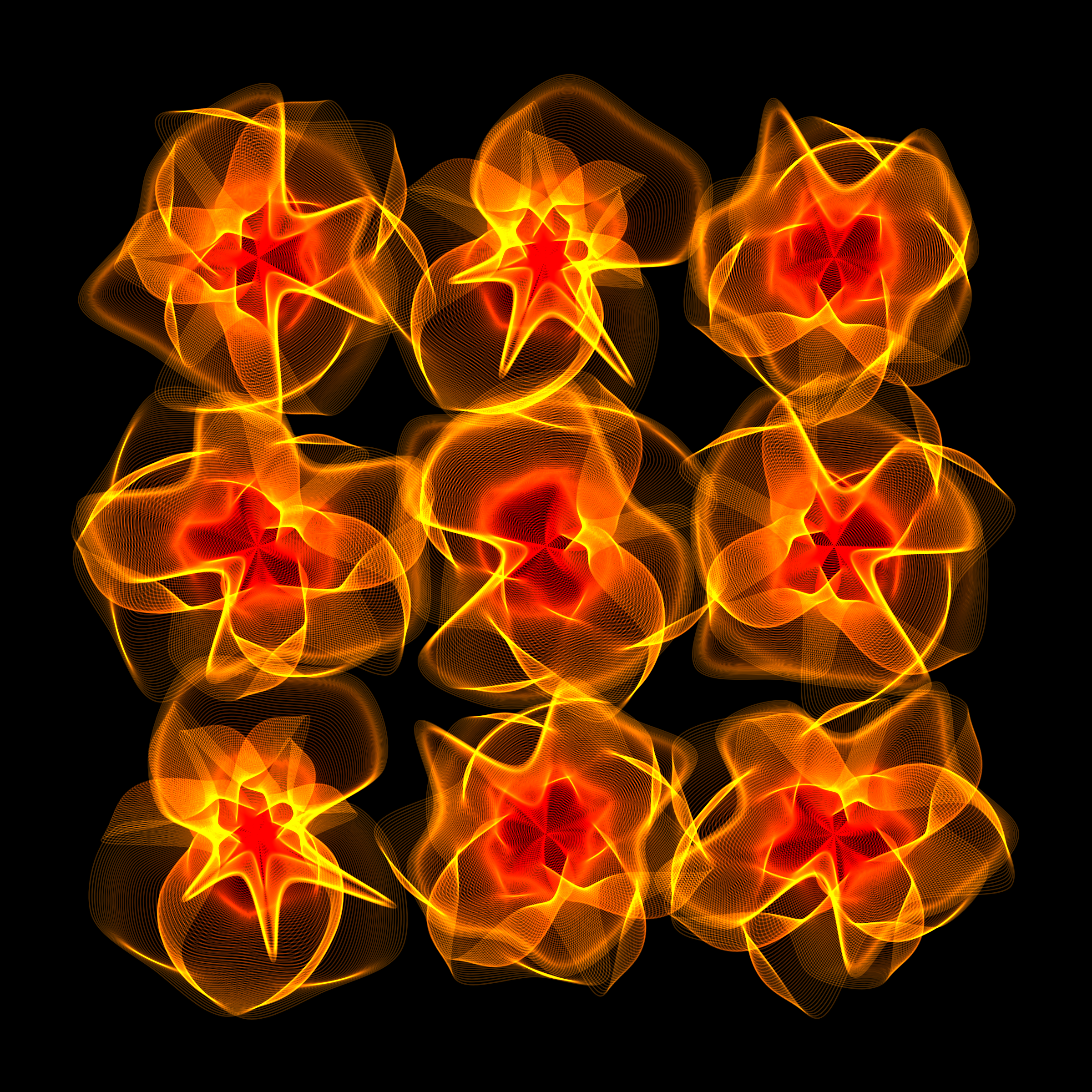 Art Blocks - Art Blocks v2 - Flowers #393 - NFT # 116000393