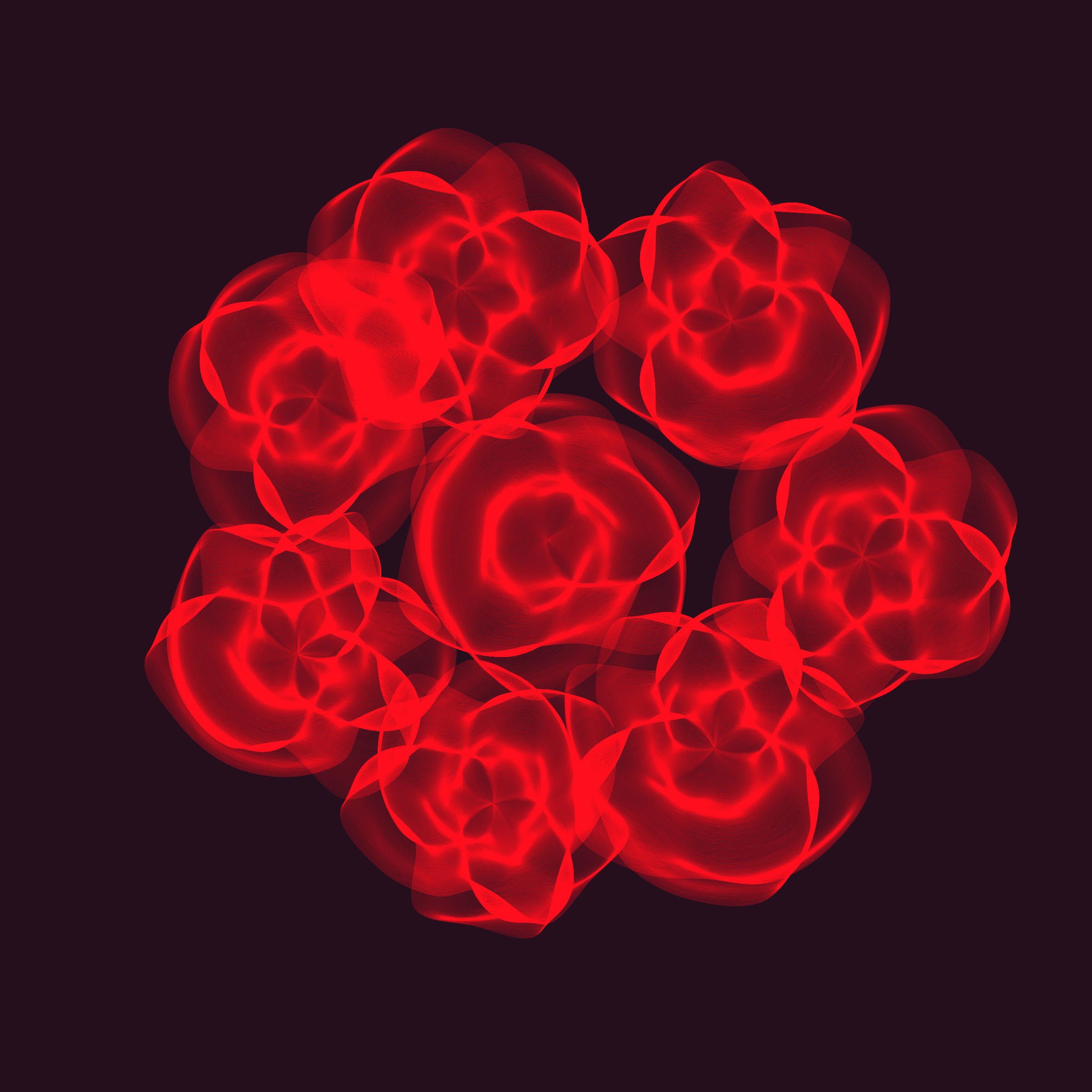 Art Blocks - Art Blocks v2 - Flowers #412 - NFT # 116000412