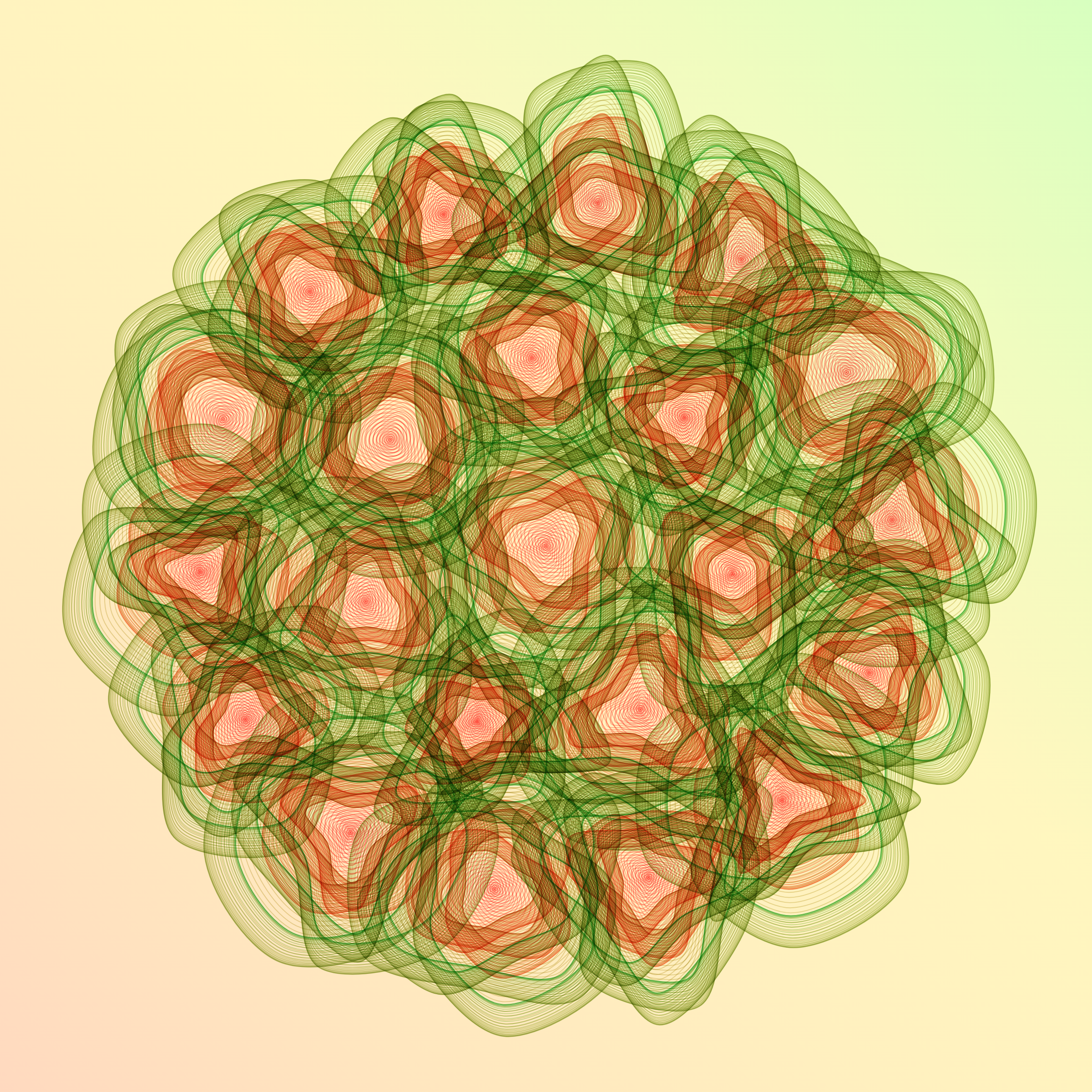 Art Blocks - Art Blocks v2 - Flowers #421 - NFT # 116000421