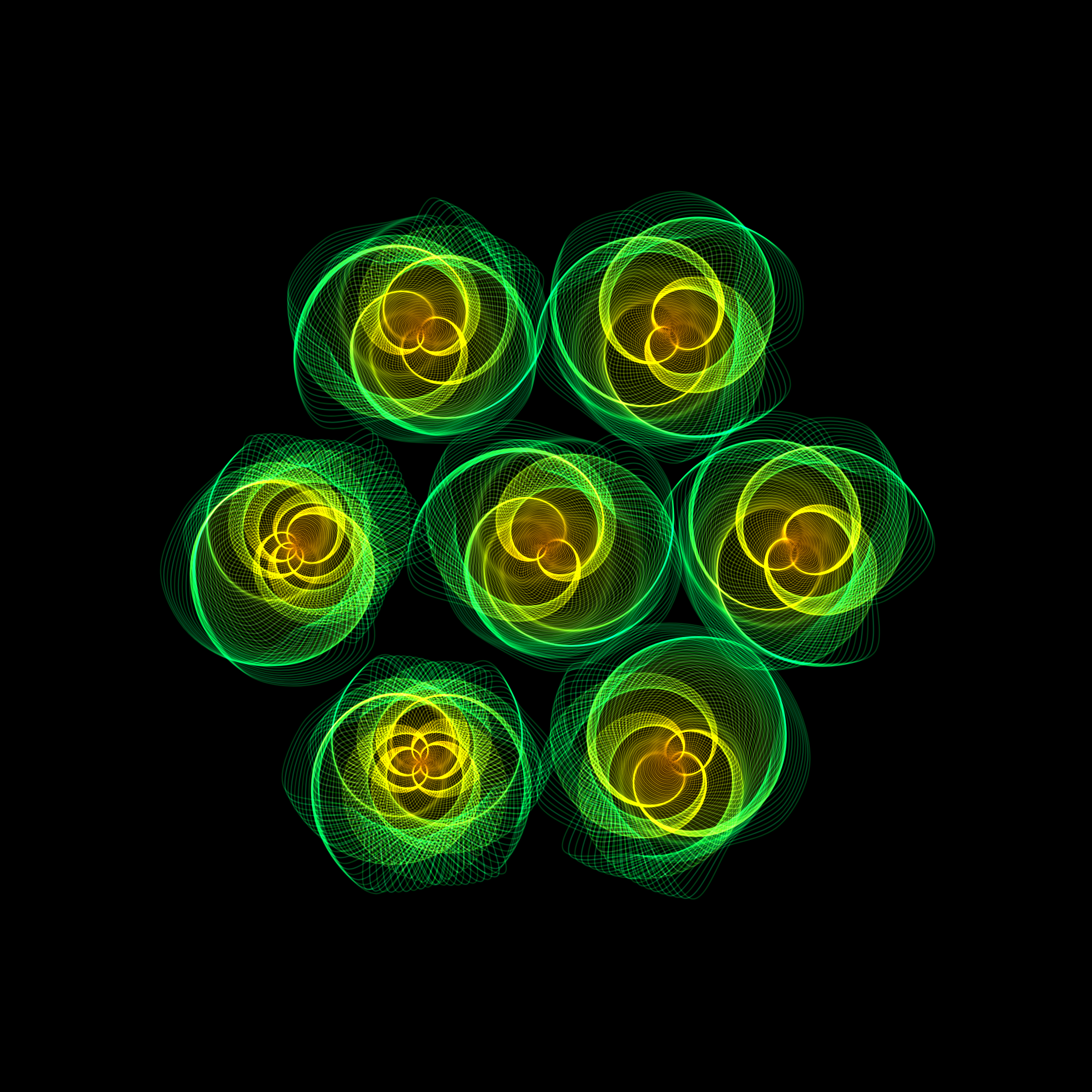 Art Blocks - Art Blocks v2 - Flowers #438 - NFT # 116000438