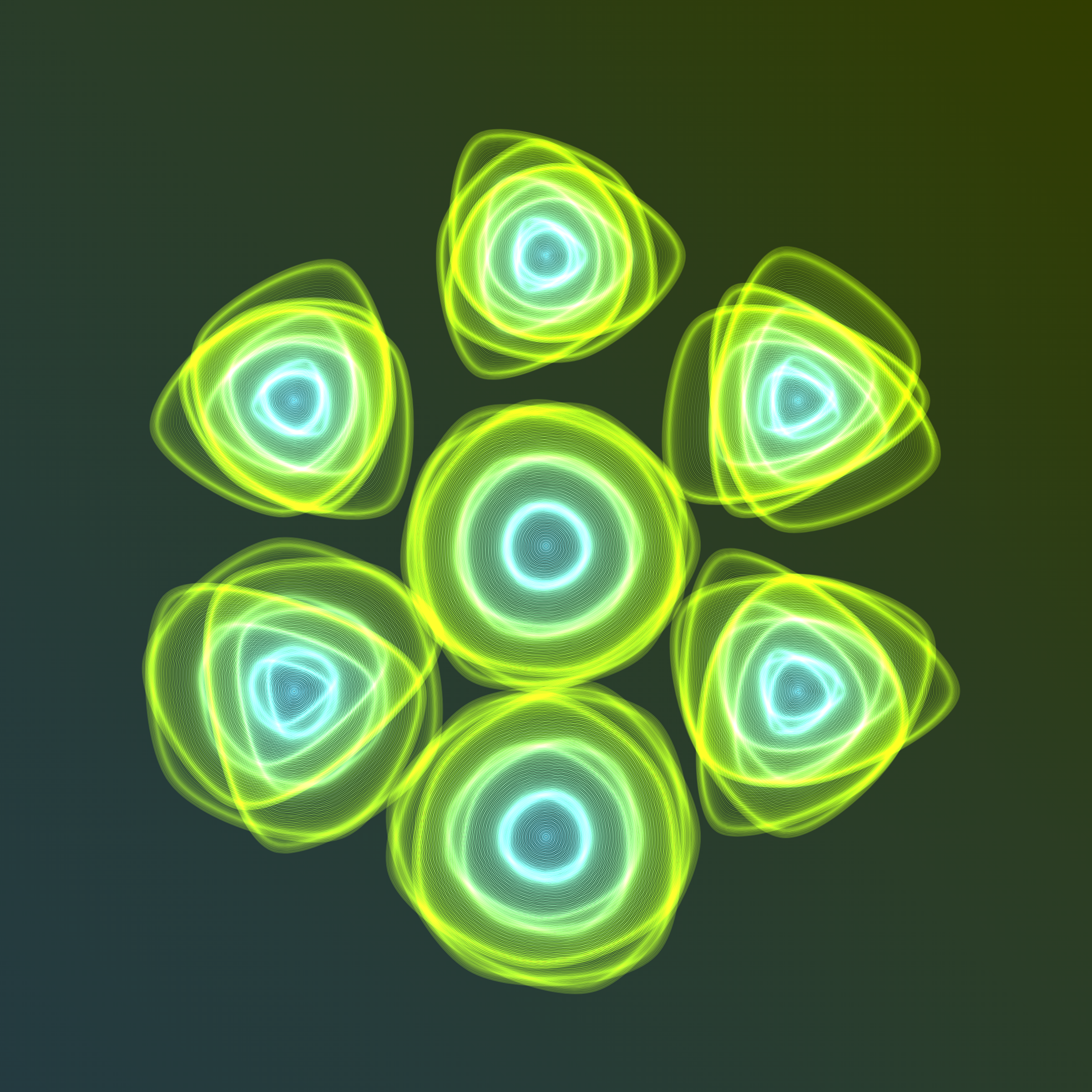 Art Blocks - Art Blocks v2 - Flowers #441 - NFT # 116000441