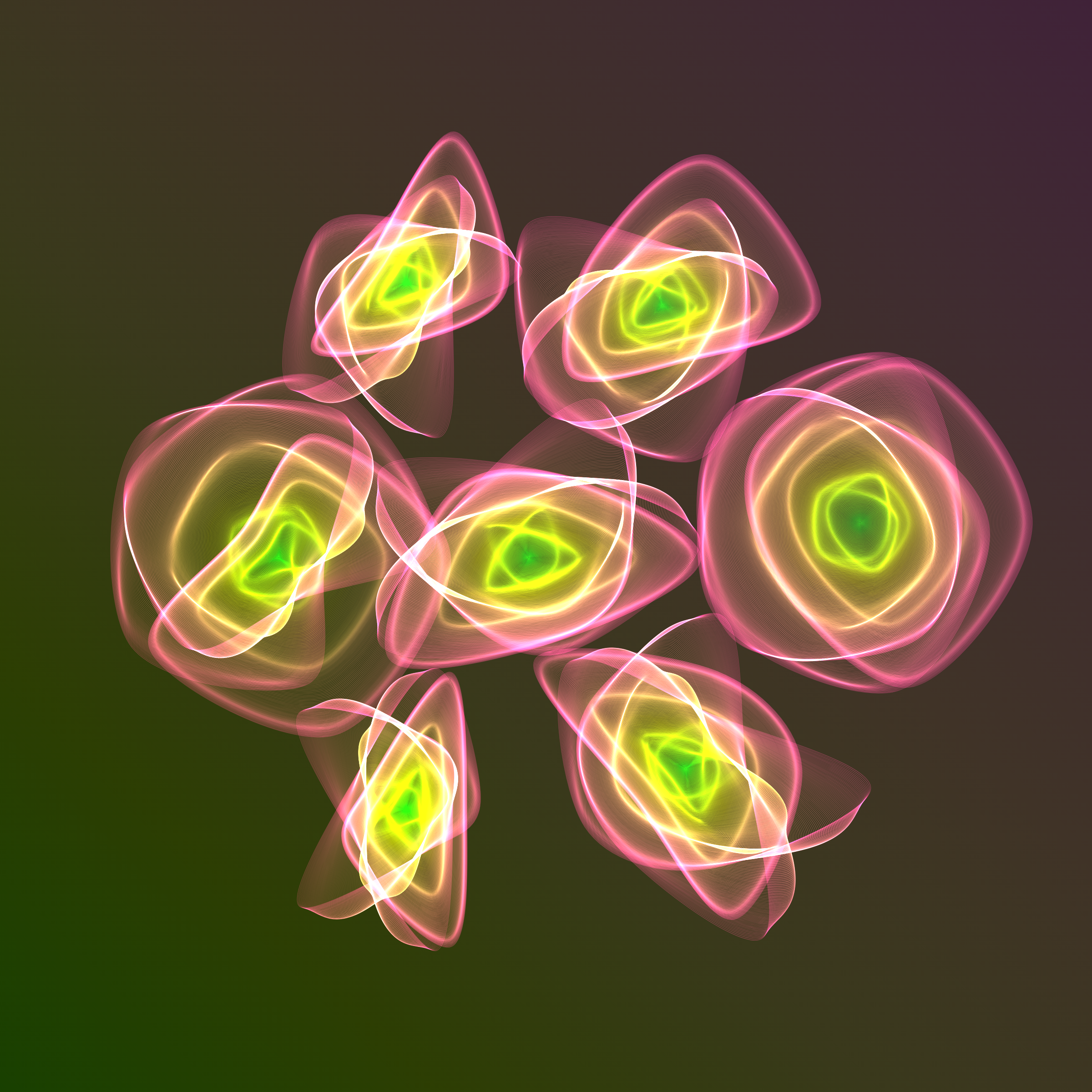 Art Blocks - Art Blocks v2 - Flowers #443 - NFT # 116000443