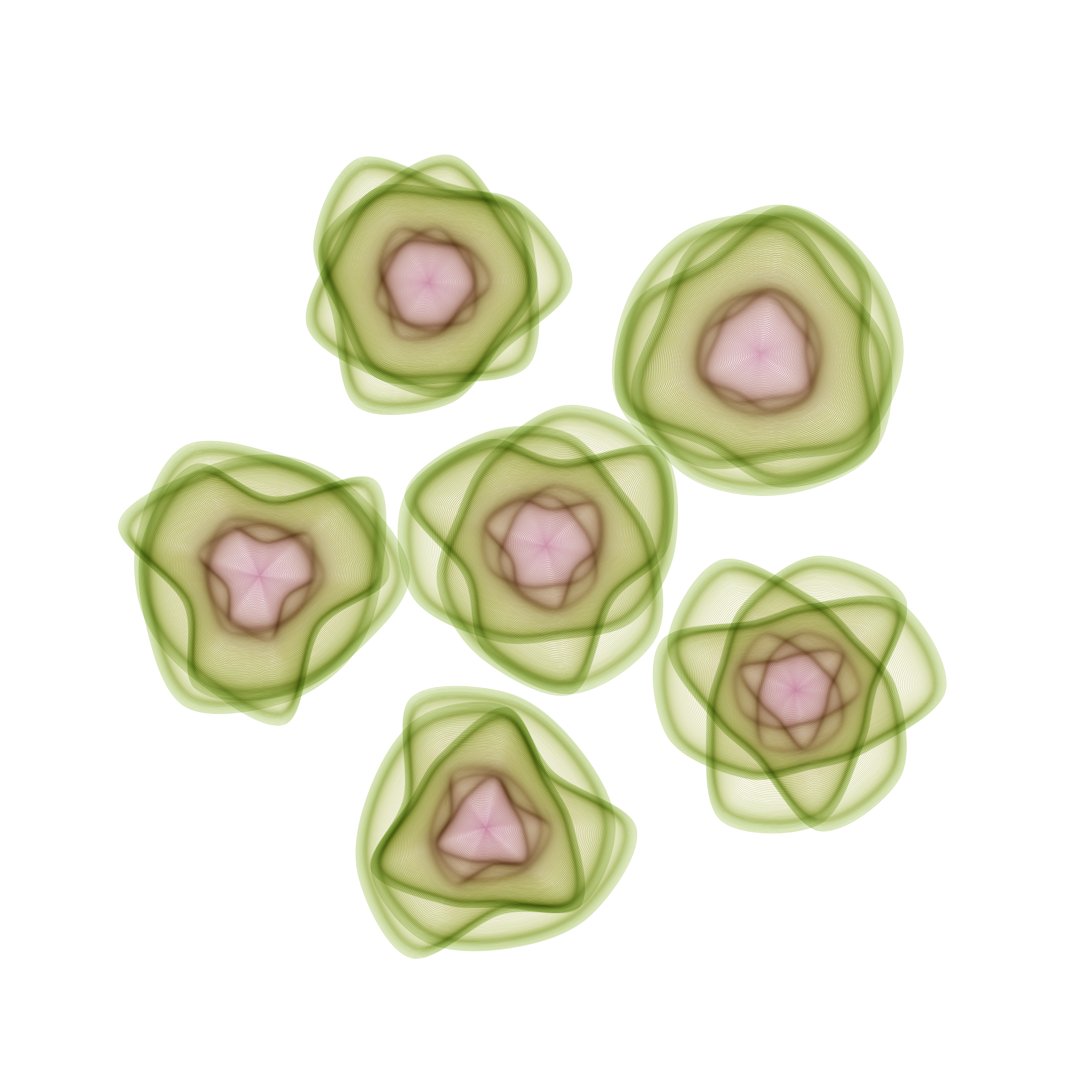 Art Blocks - Art Blocks v2 - Flowers #447 - NFT # 116000447