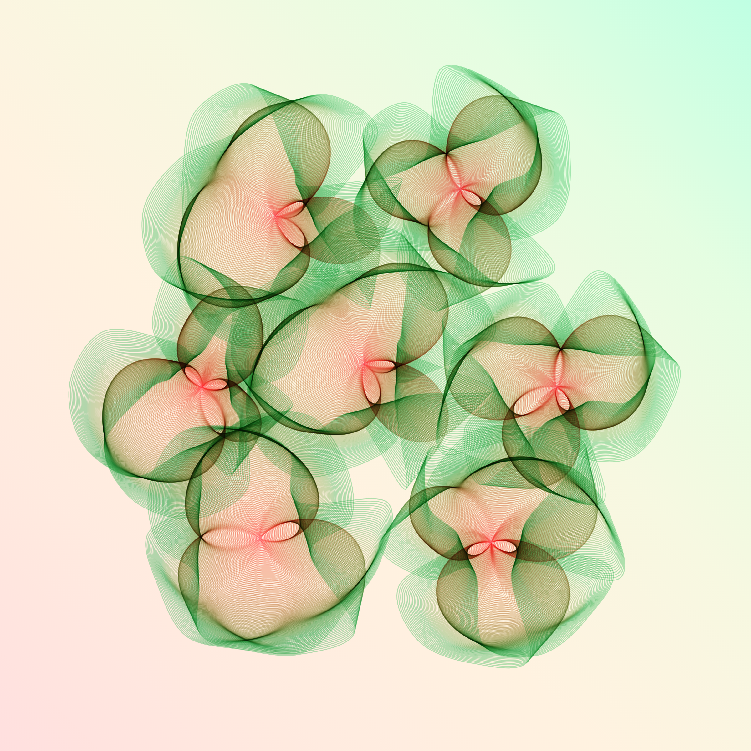 Art Blocks - Art Blocks v2 - Flowers #449 - NFT # 116000449