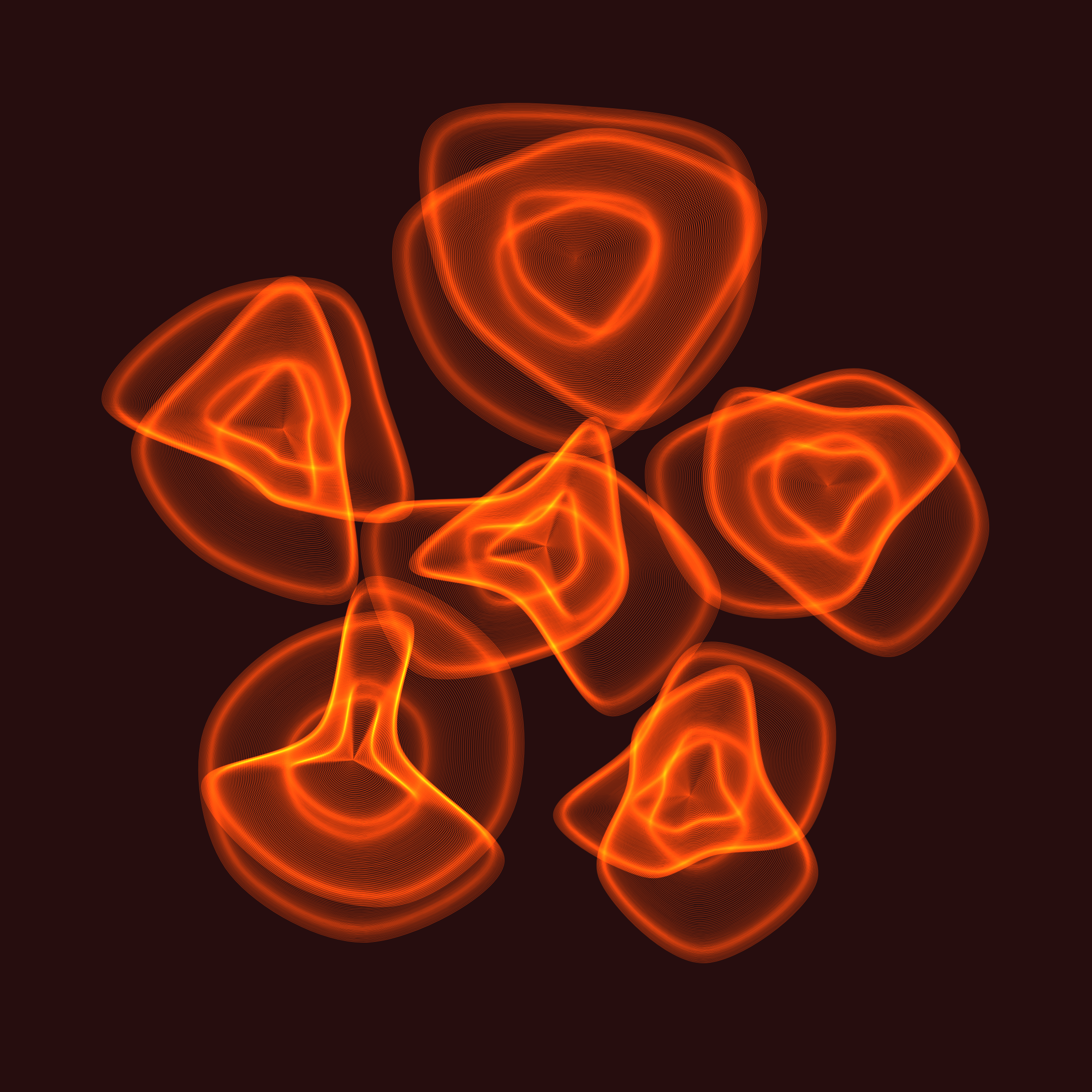 Art Blocks - Art Blocks v2 - Flowers #456 - NFT # 116000456