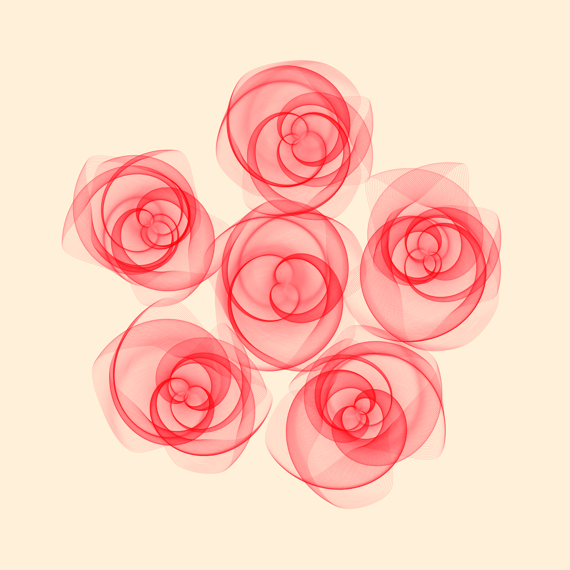 Art Blocks - Art Blocks v2 - Flowers #458 - NFT # 116000458