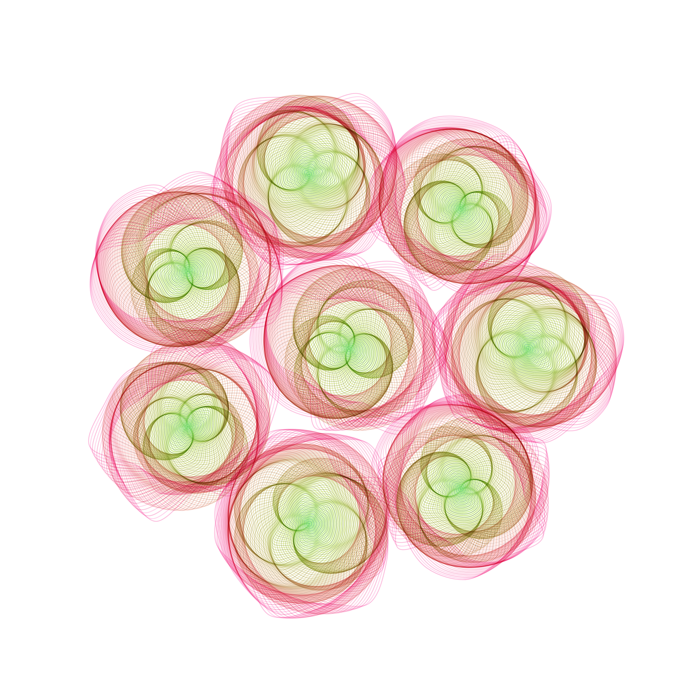 Art Blocks - Art Blocks v2 - Flowers #481 - NFT # 116000481