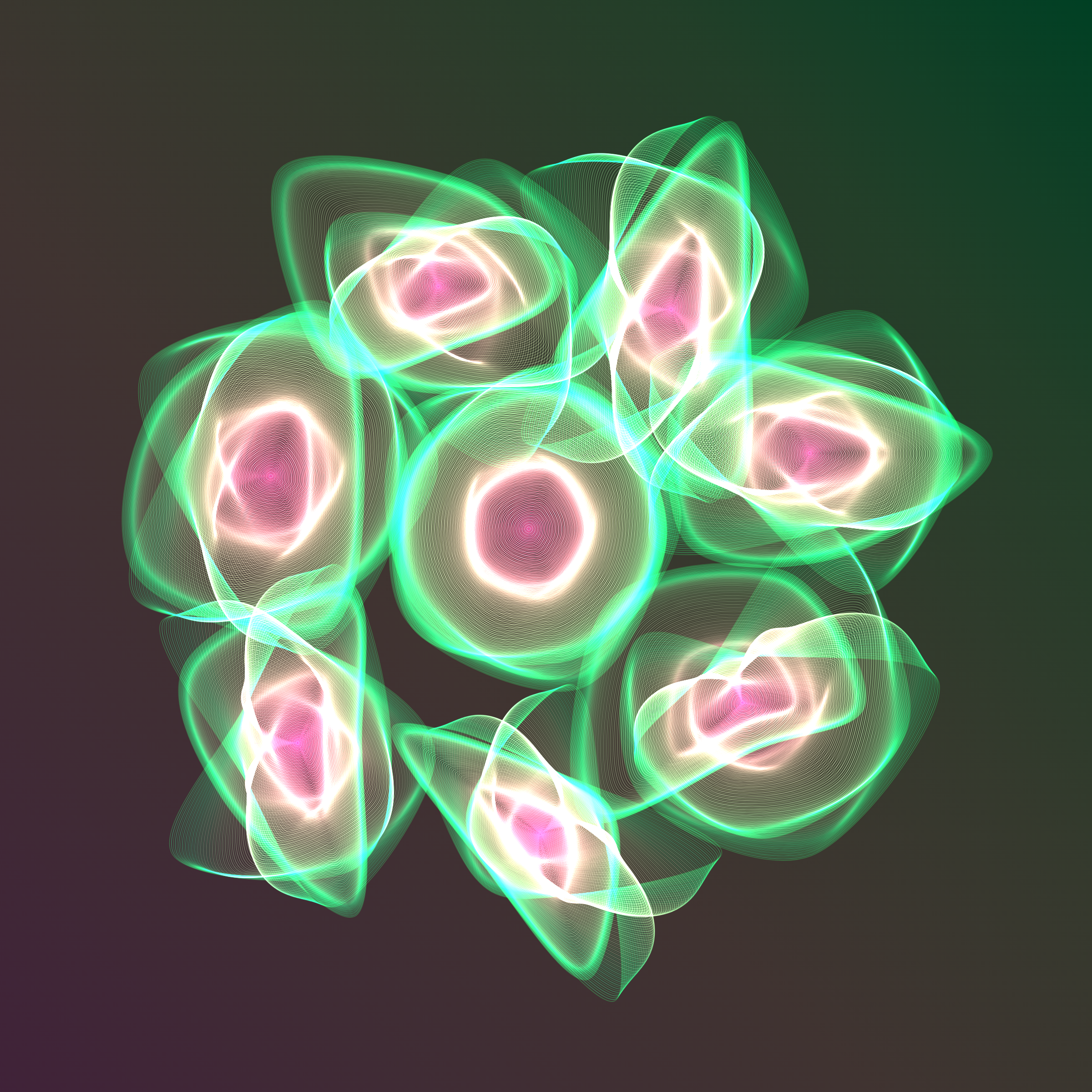 Art Blocks - Art Blocks v2 - Flowers #491 - NFT # 116000491