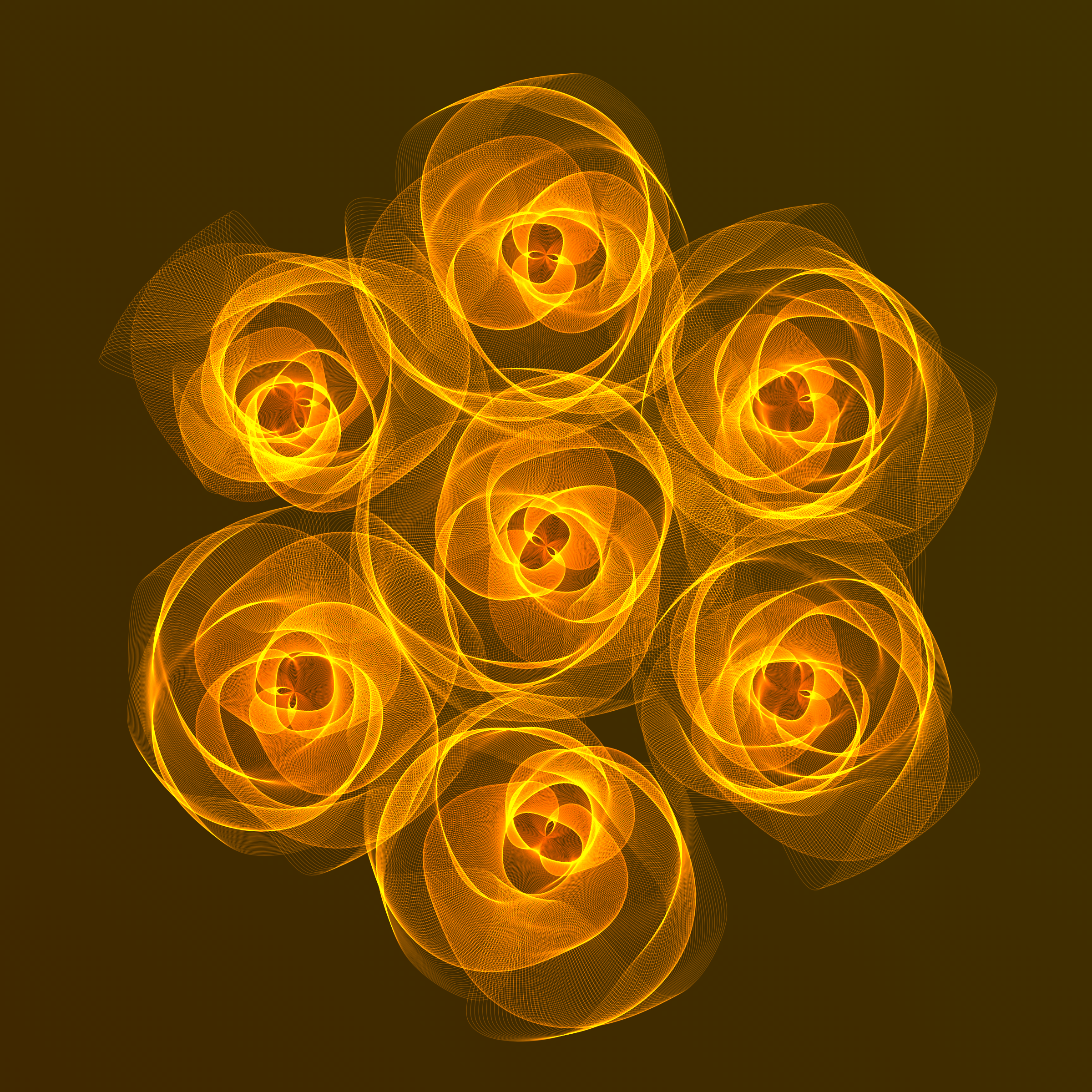 Art Blocks - Art Blocks v2 - Flowers #504 - NFT # 116000504