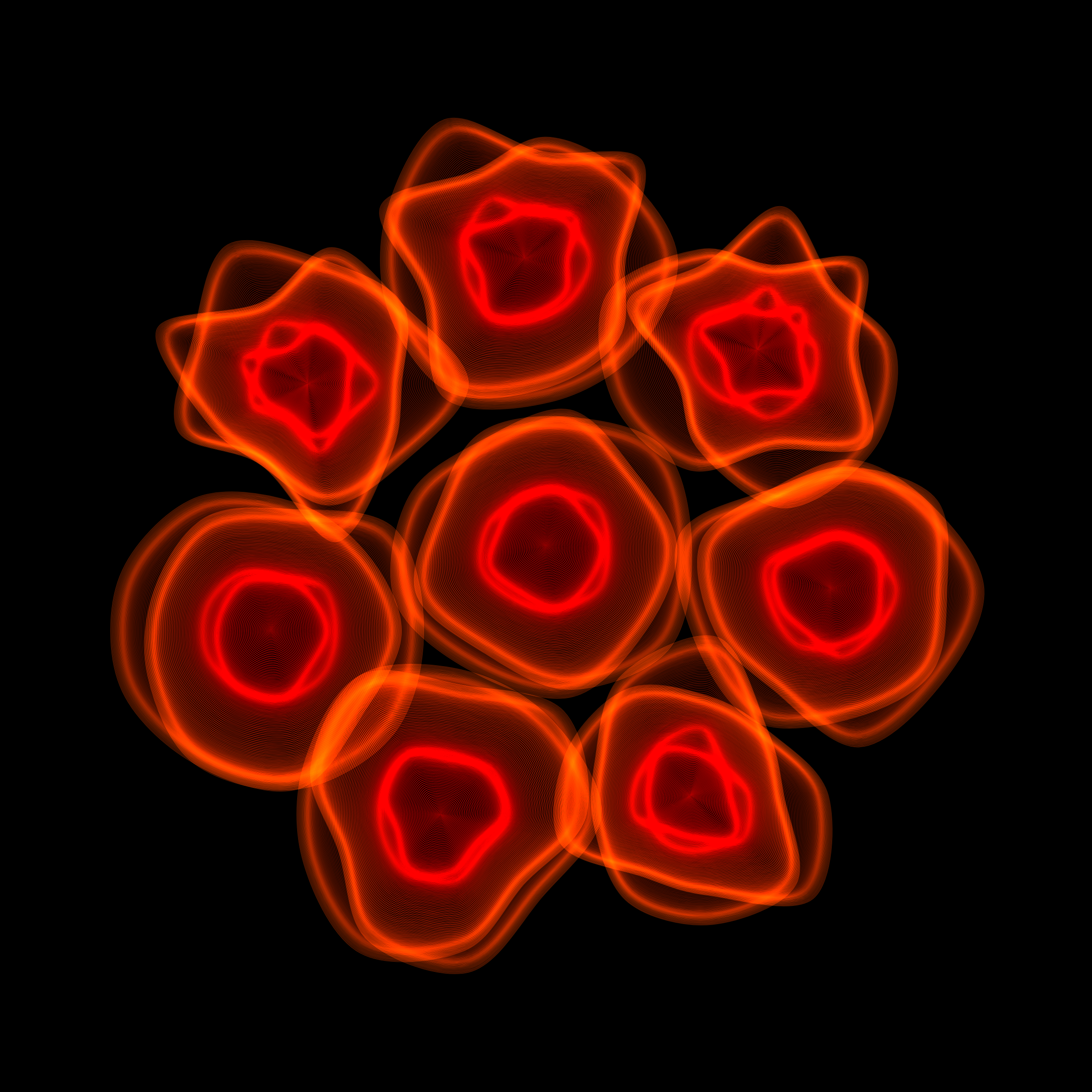 Art Blocks - Art Blocks v2 - Flowers #534 - NFT # 116000534