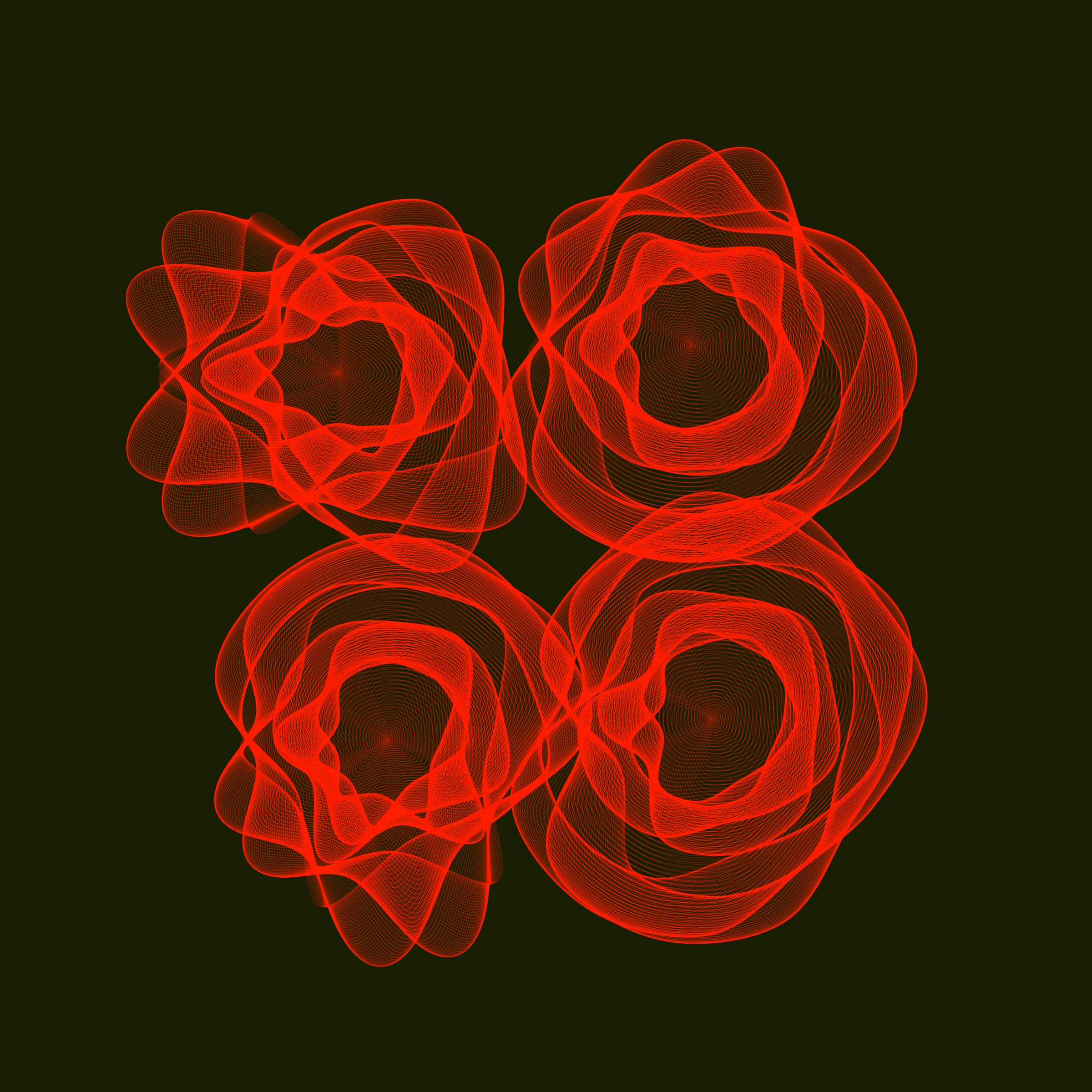 Art Blocks - Art Blocks v2 - Flowers #536 - NFT # 116000536