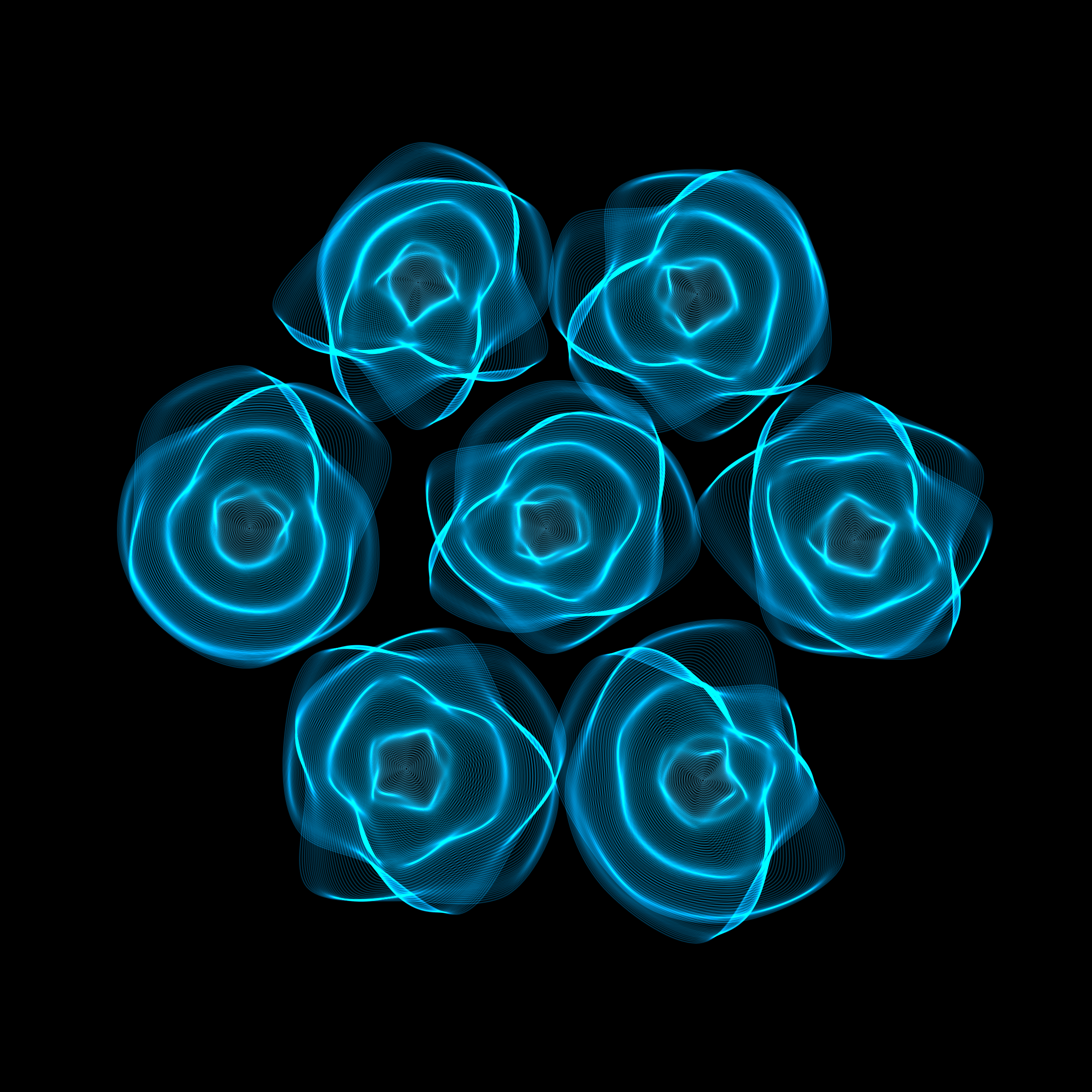 Art Blocks - Art Blocks v2 - Flowers #537 - NFT # 116000537