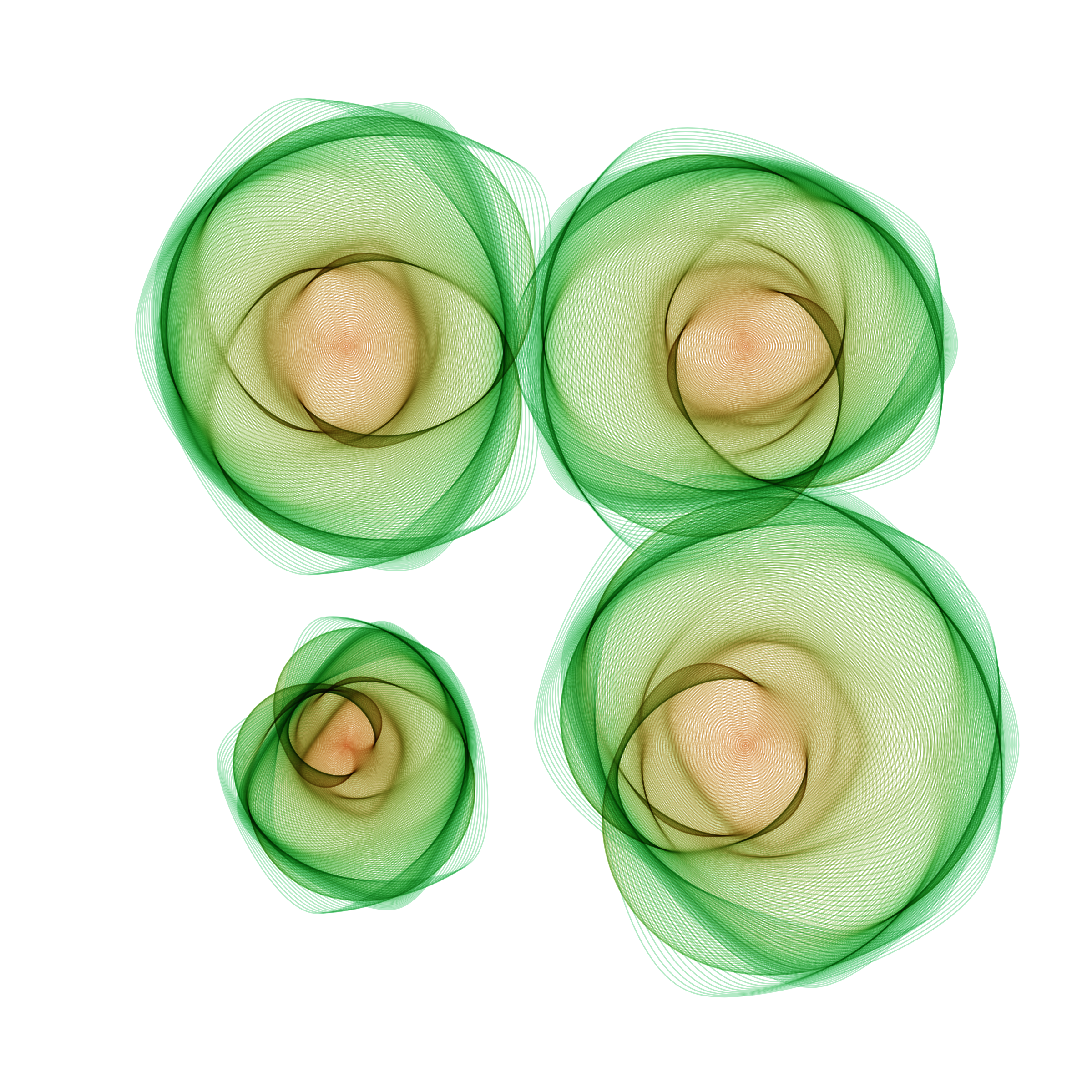 Art Blocks - Art Blocks v2 - Flowers #542 - NFT # 116000542