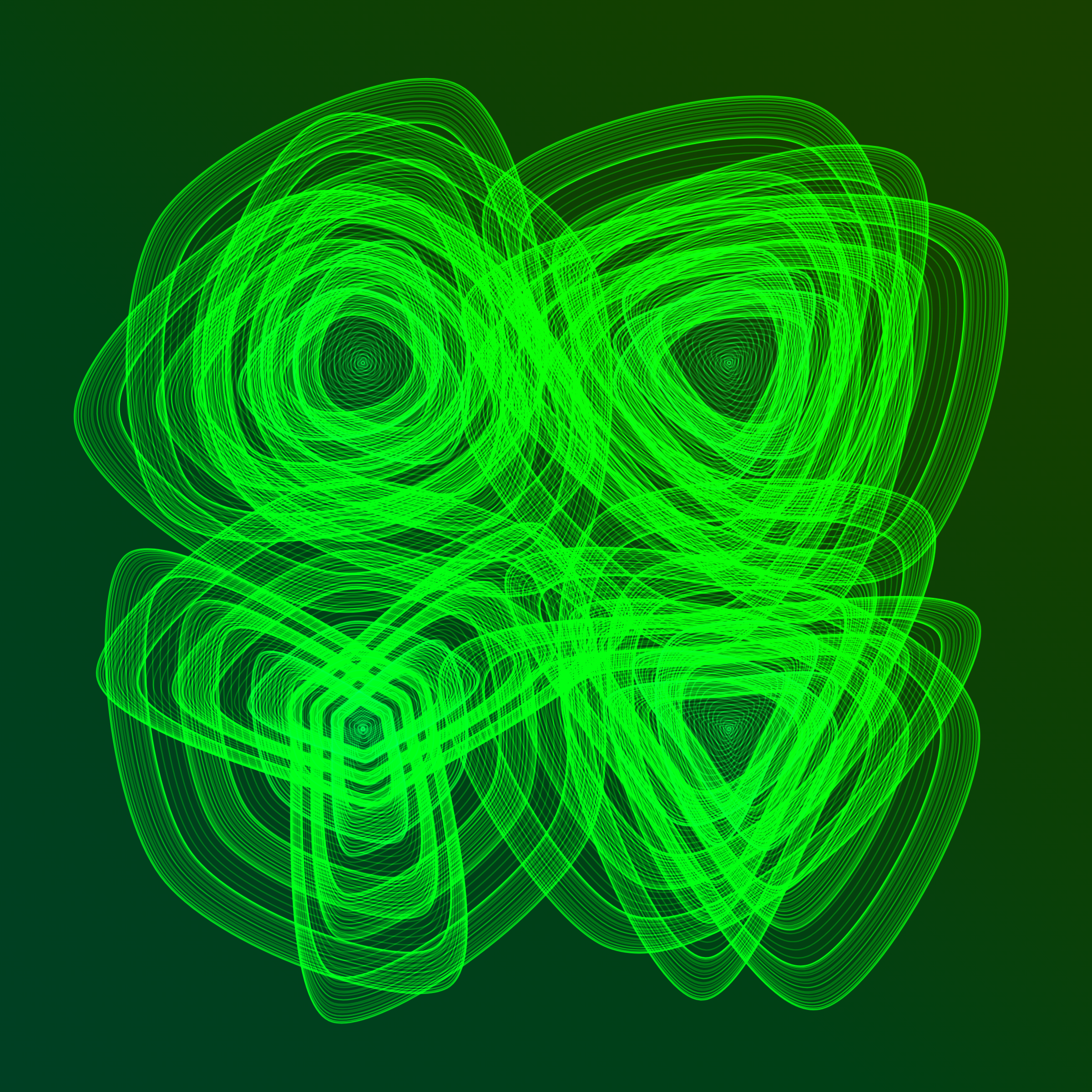 Art Blocks - Art Blocks v2 - Flowers #545 - NFT # 116000545