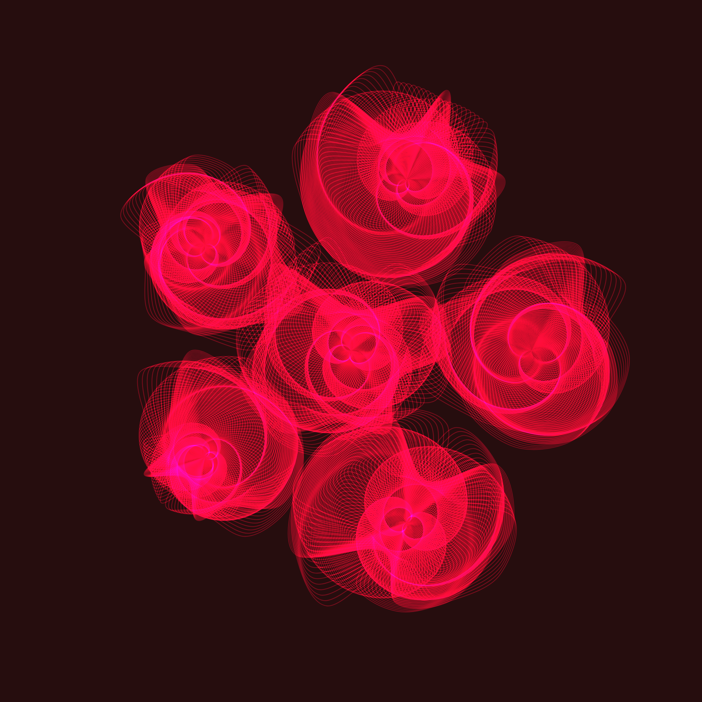 Art Blocks - Art Blocks v2 - Flowers #561 - NFT # 116000561