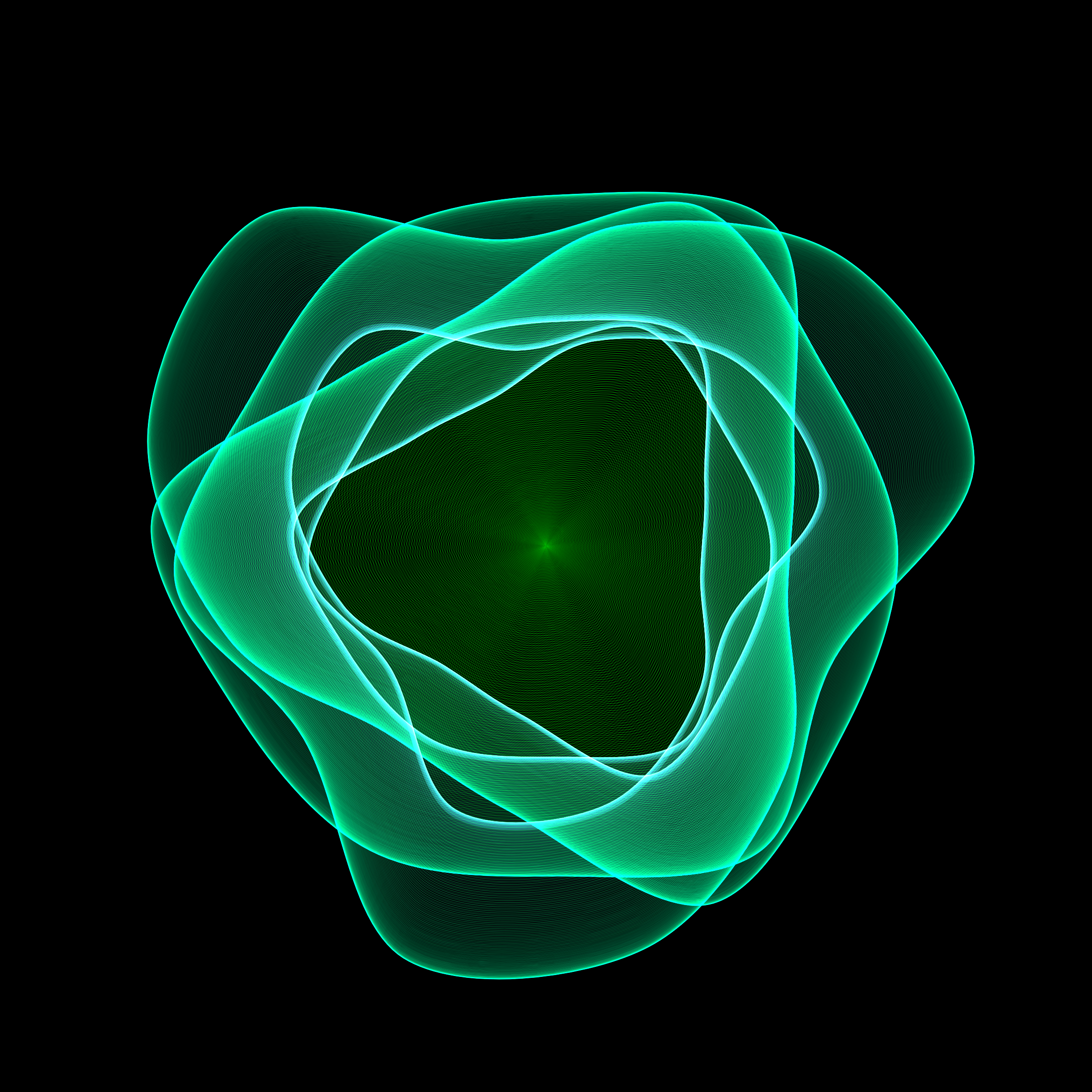 Art Blocks - Art Blocks v2 - Flowers #584 - NFT # 116000584