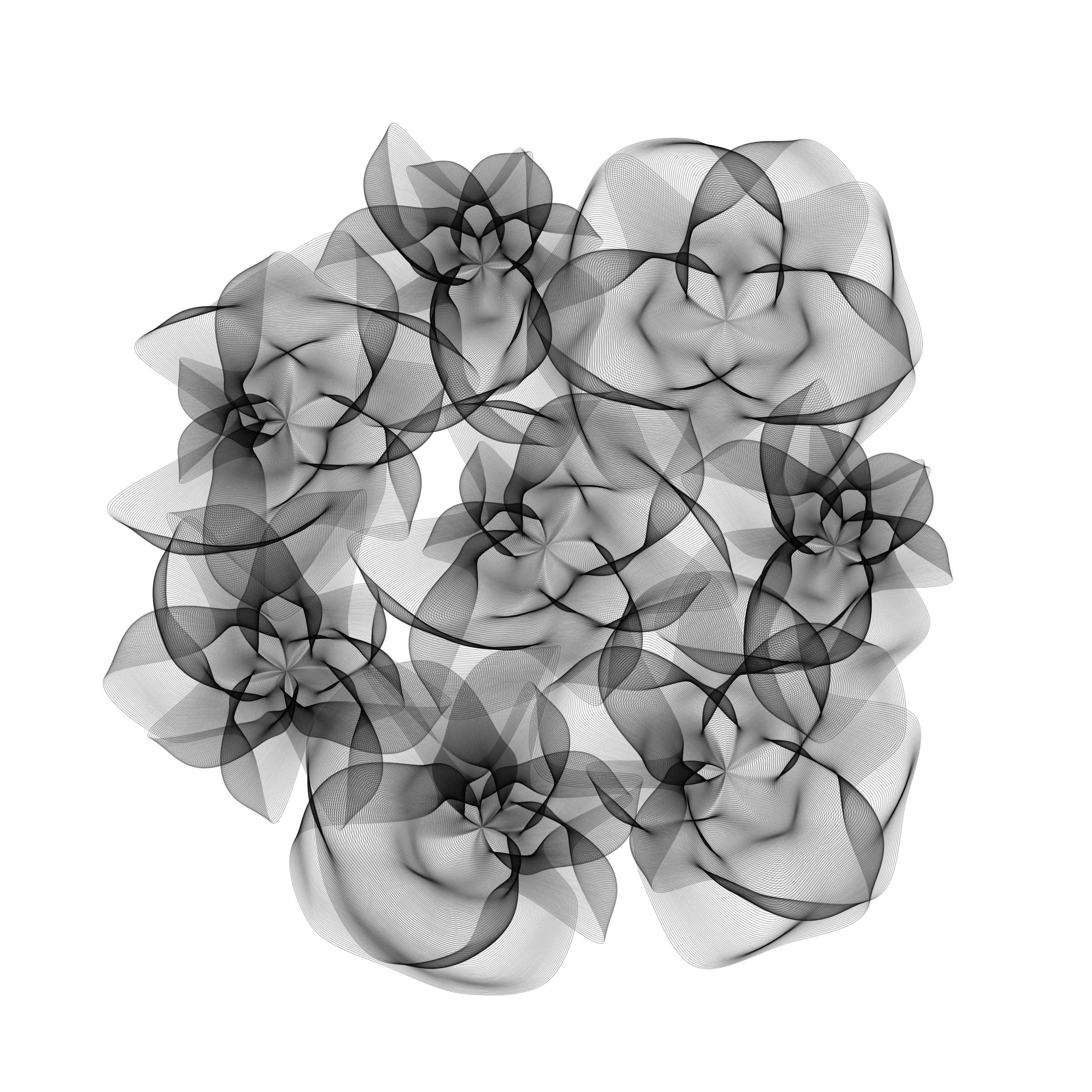 Art Blocks - Art Blocks v2 - Flowers #588 - NFT # 116000588