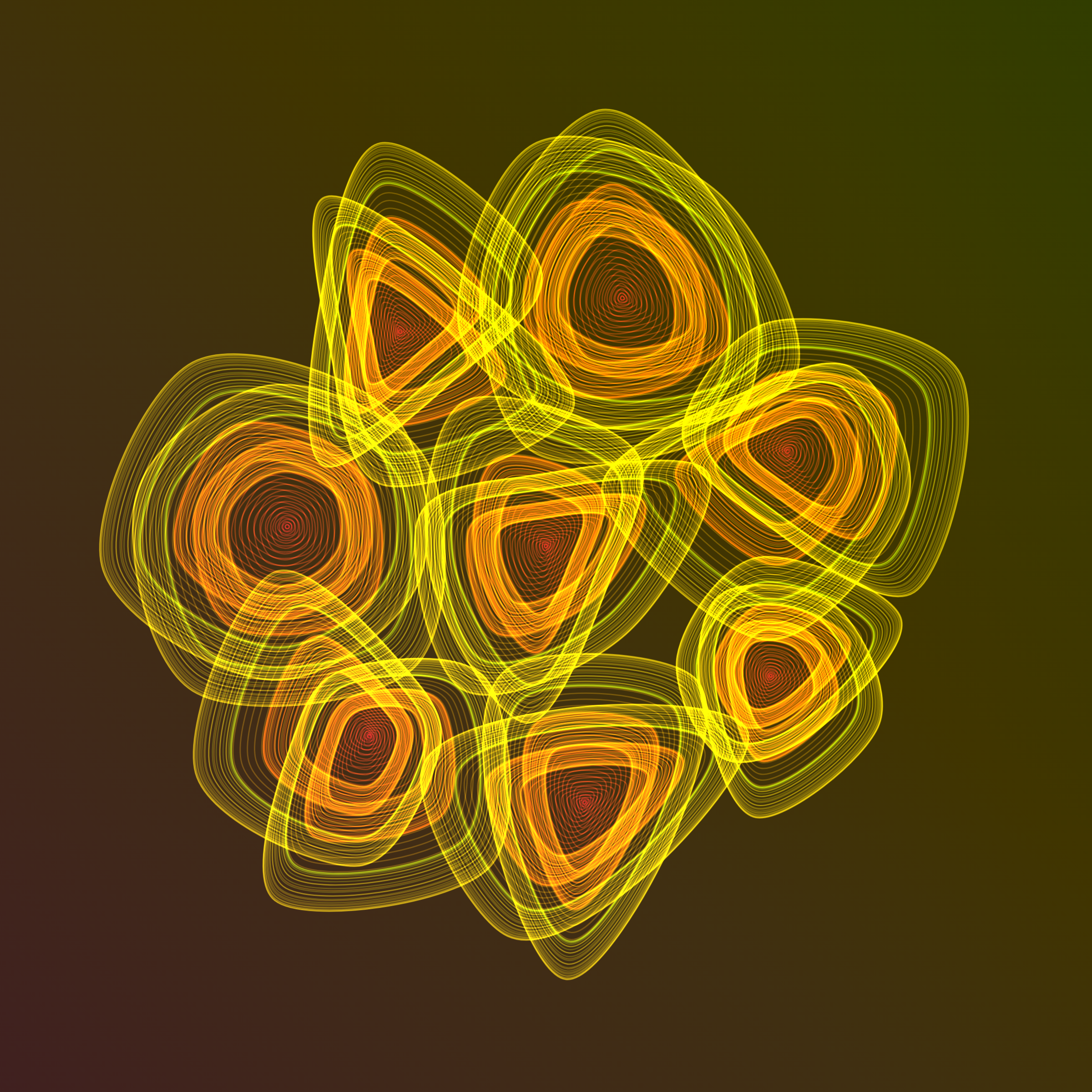 Art Blocks - Art Blocks v2 - Flowers #608 - NFT # 116000608