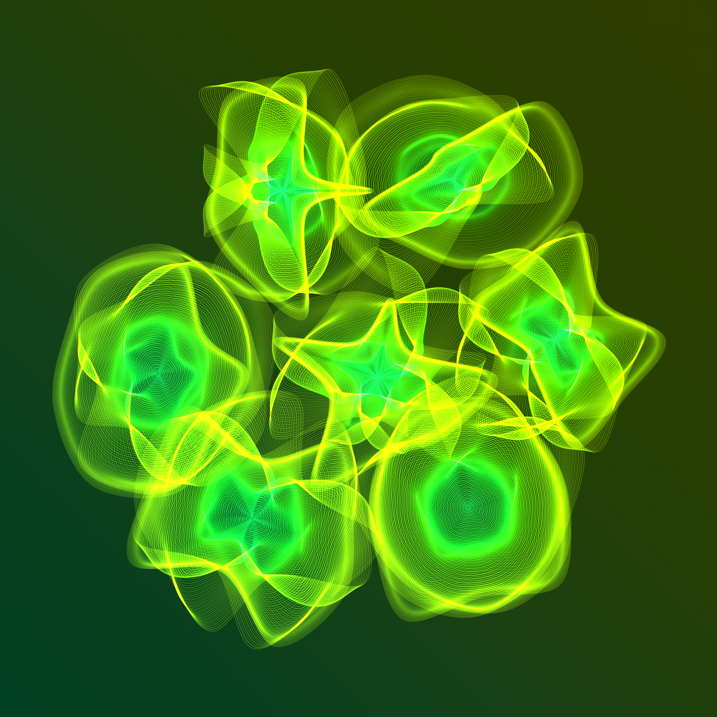 Art Blocks - Art Blocks v2 - Flowers #610 - NFT # 116000610