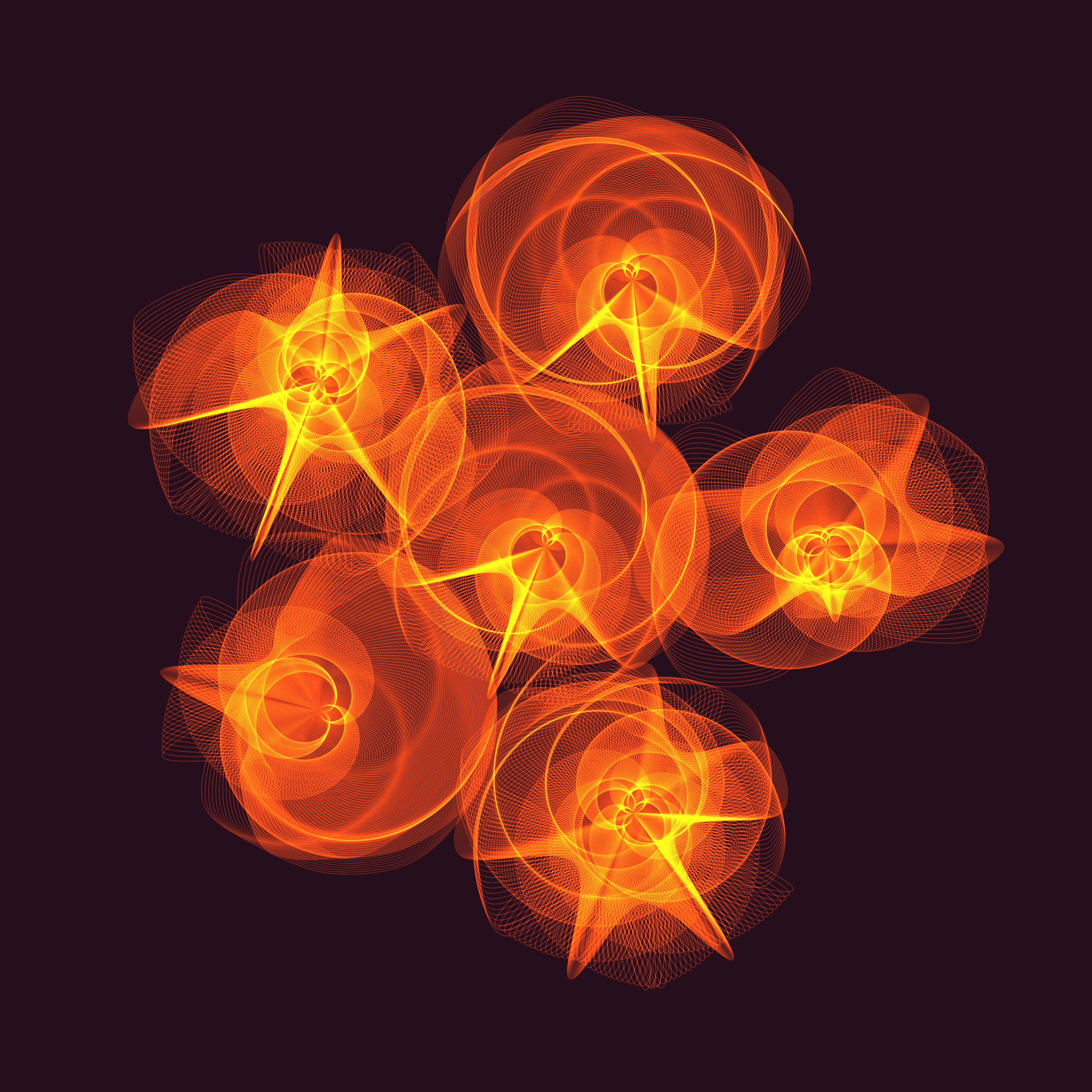 Art Blocks - Art Blocks v2 - Flowers #640 - NFT # 116000640