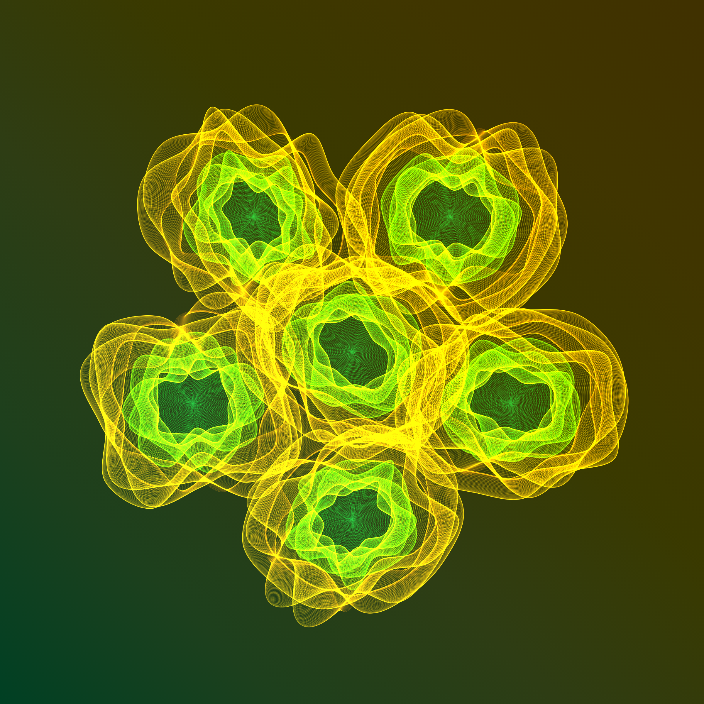 Art Blocks - Art Blocks v2 - Flowers #644 - NFT # 116000644