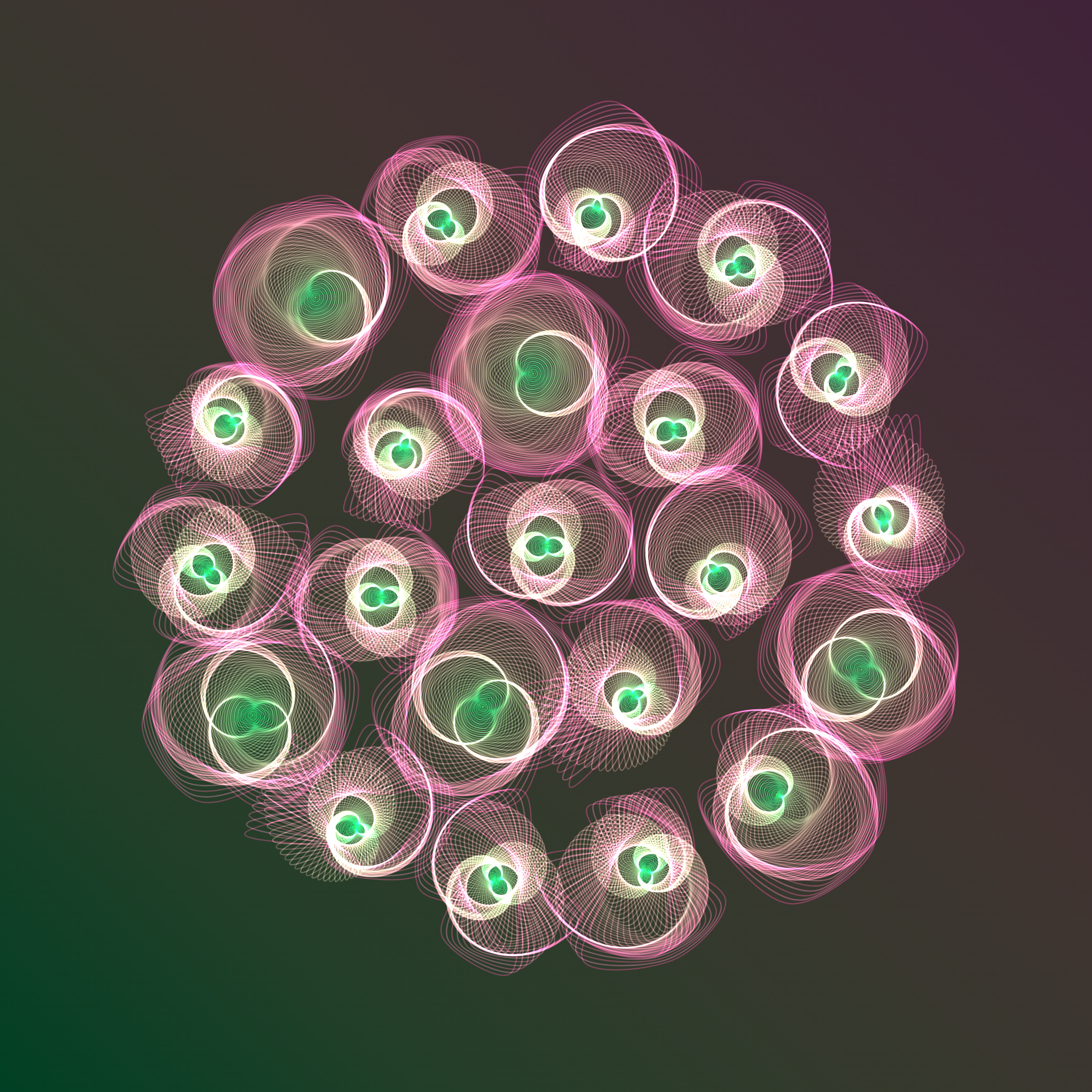 Art Blocks - Art Blocks v2 - Flowers #655 - NFT # 116000655