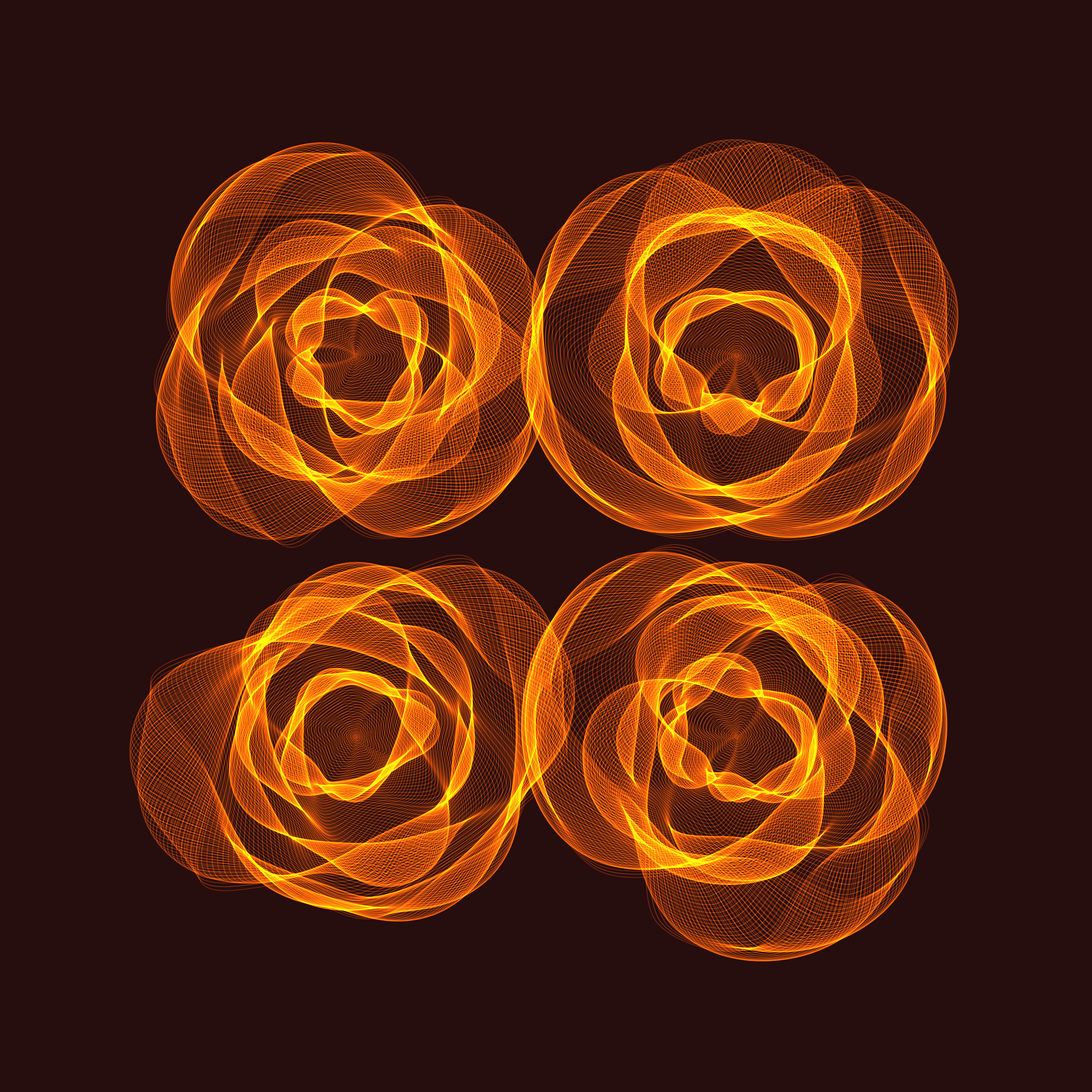 Art Blocks - Art Blocks v2 - Flowers #664 - NFT # 116000664