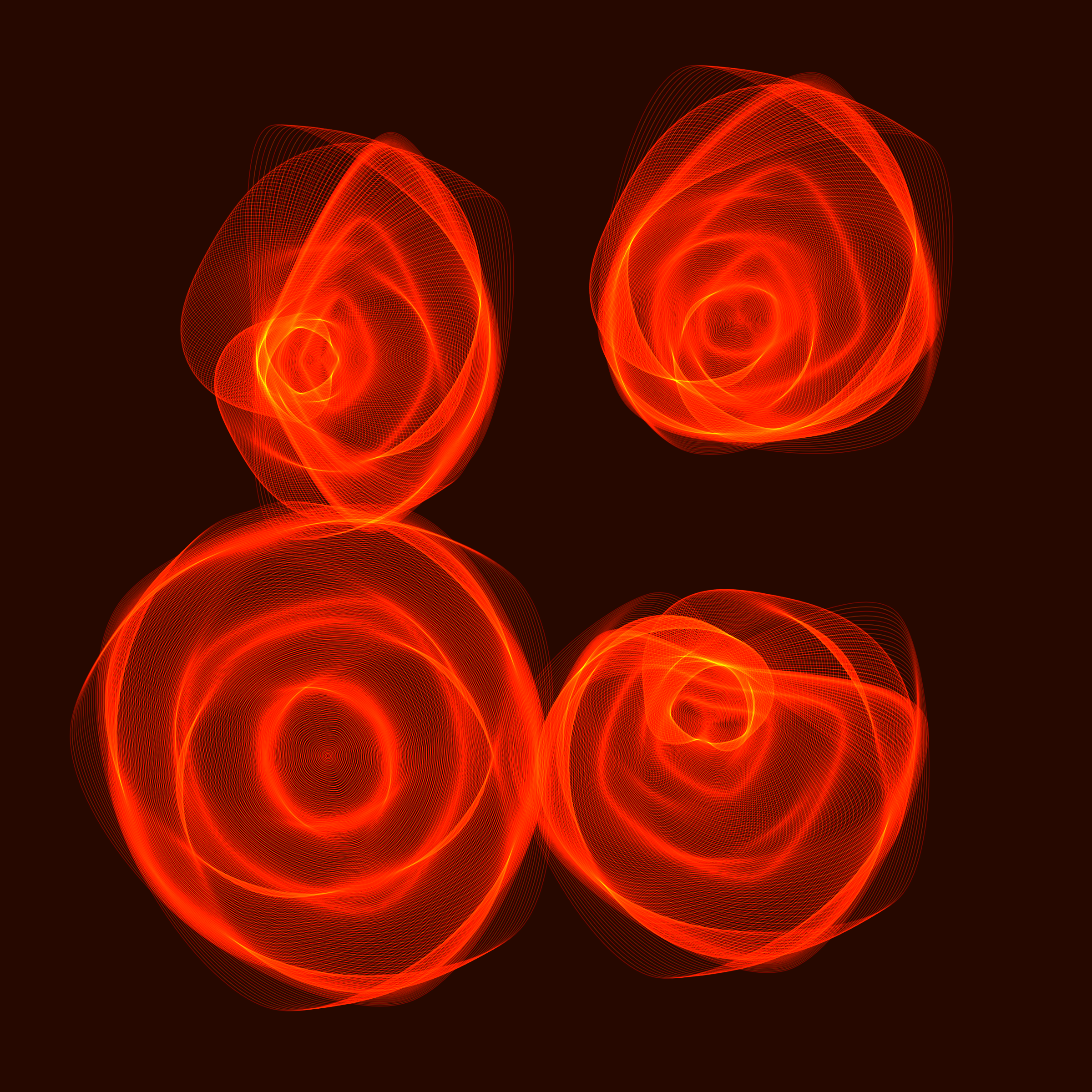 Art Blocks - Art Blocks v2 - Flowers #712 - NFT # 116000712