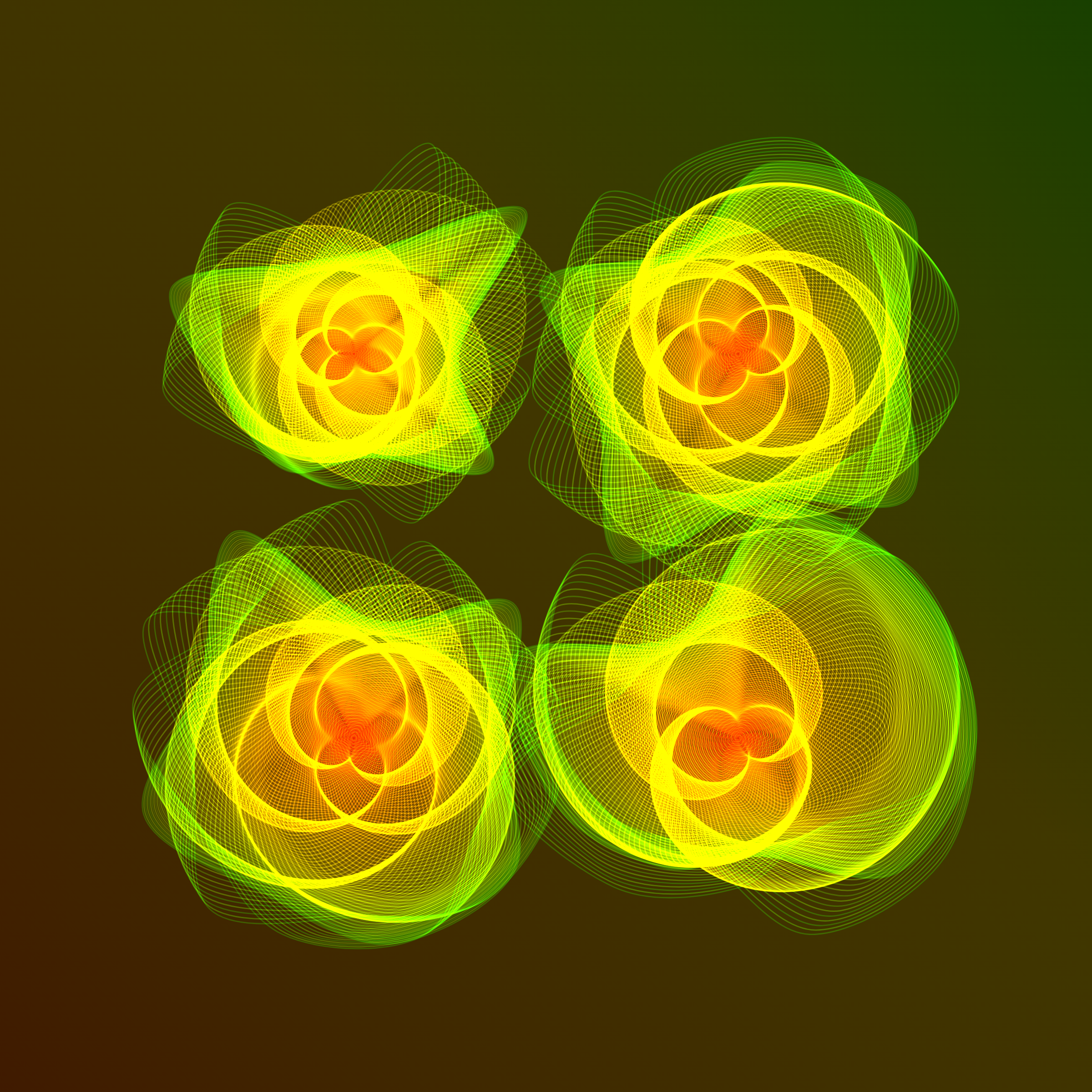 Art Blocks - Art Blocks v2 - Flowers #723 - NFT # 116000723