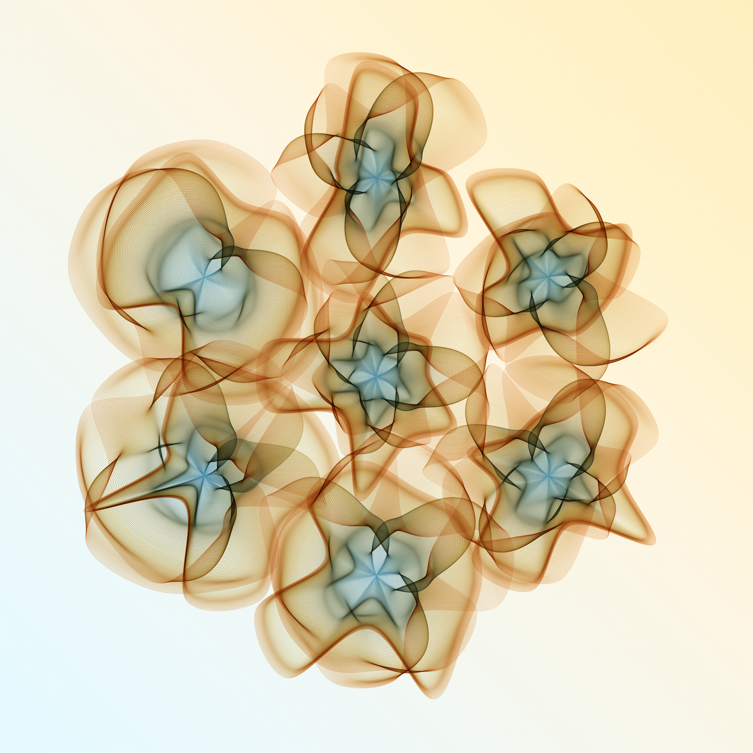 Art Blocks - Art Blocks v2 - Flowers #732 - NFT # 116000732