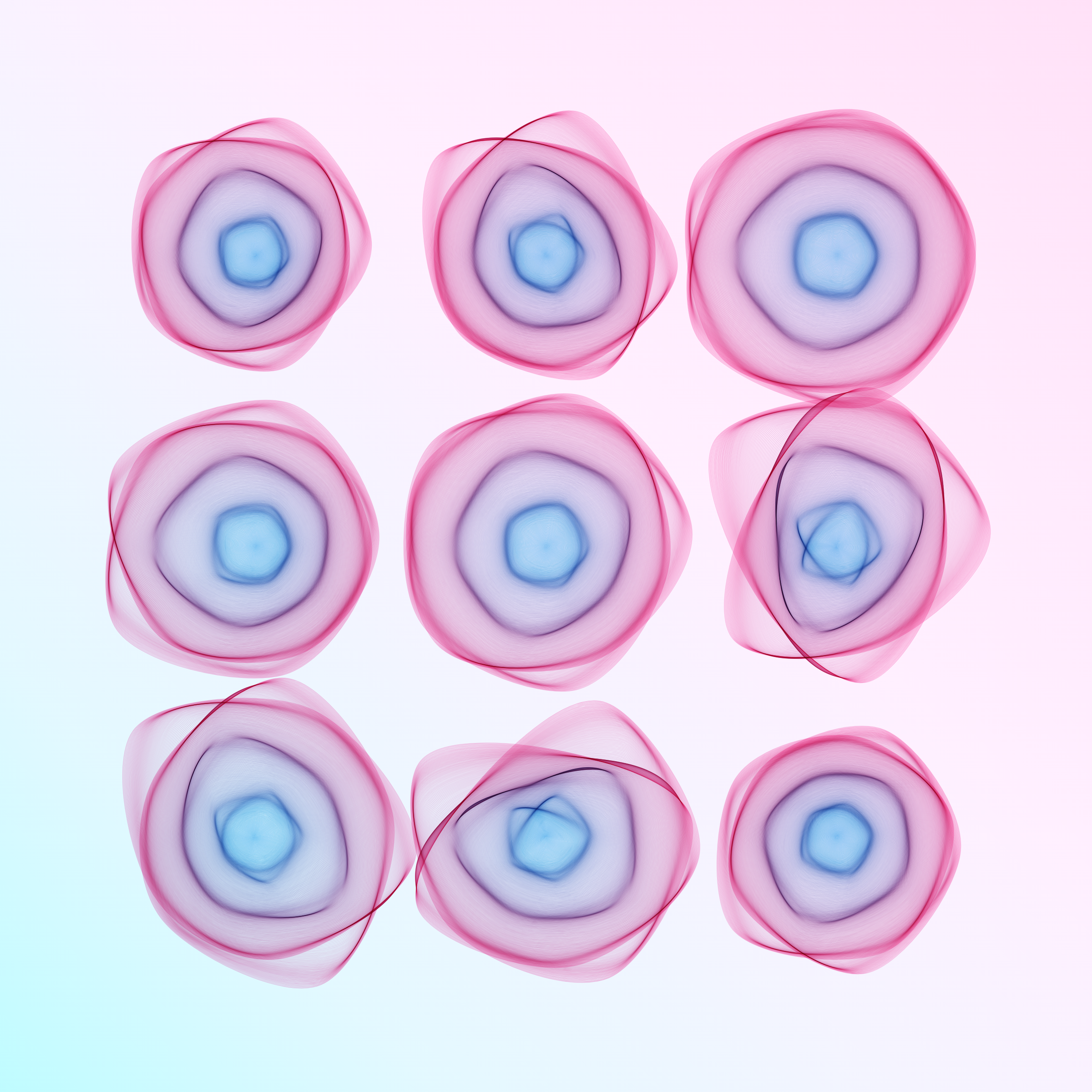 Art Blocks - Art Blocks v2 - Flowers #734 - NFT # 116000734