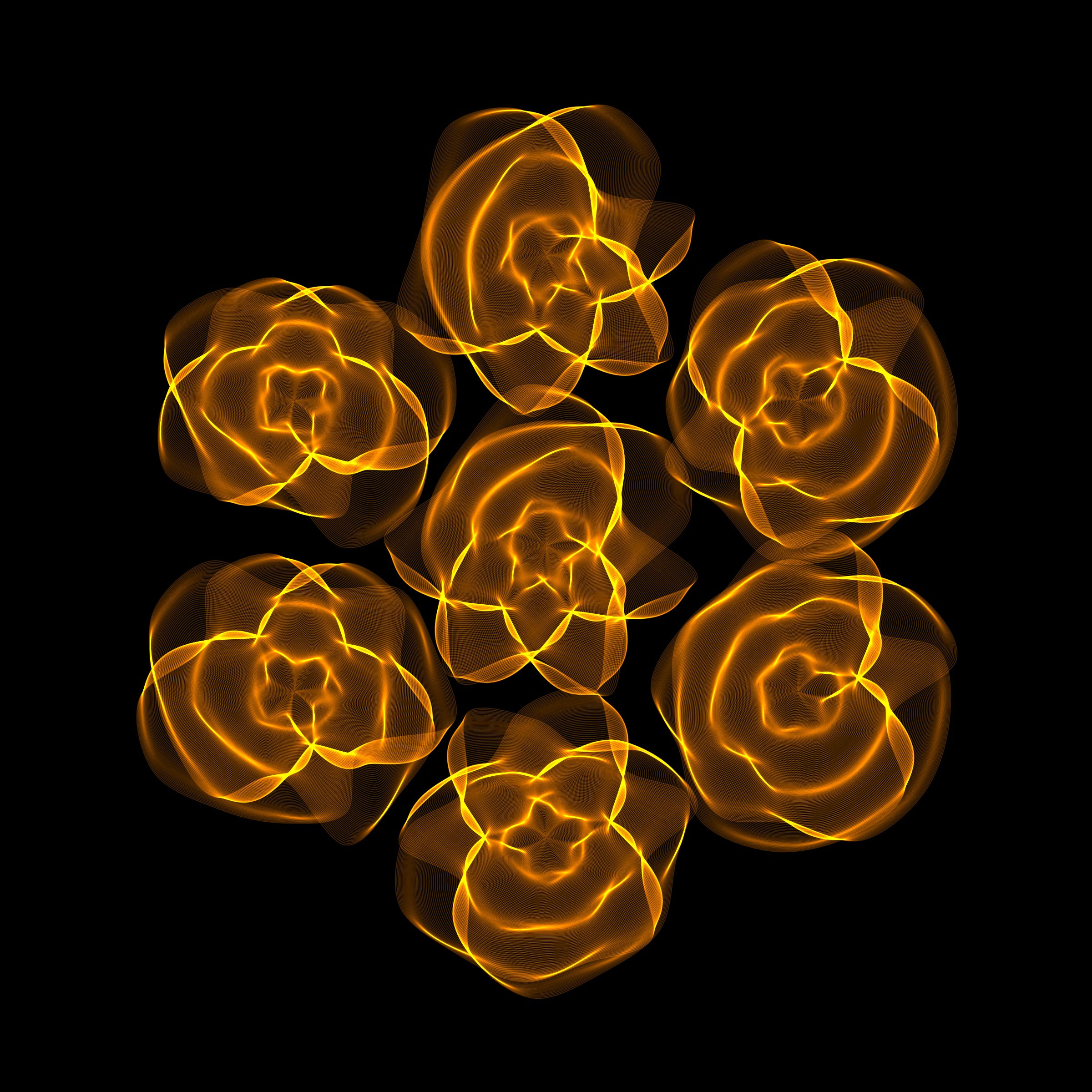 Art Blocks - Art Blocks v2 - Flowers #741 - NFT # 116000741