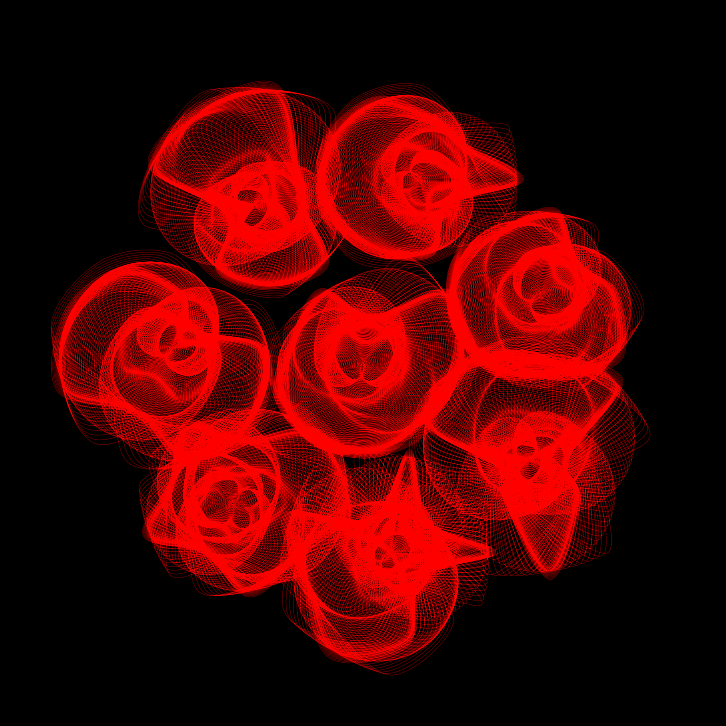 Art Blocks - Art Blocks v2 - Flowers #742 - NFT # 116000742