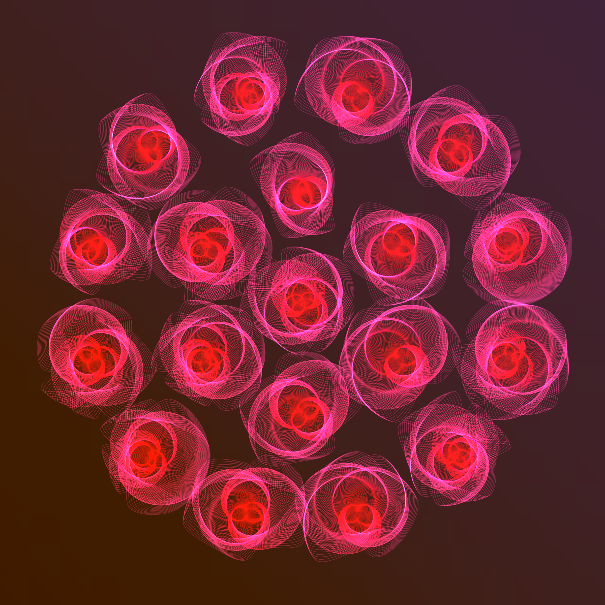 Art Blocks - Art Blocks v2 - Flowers #756 - NFT # 116000756