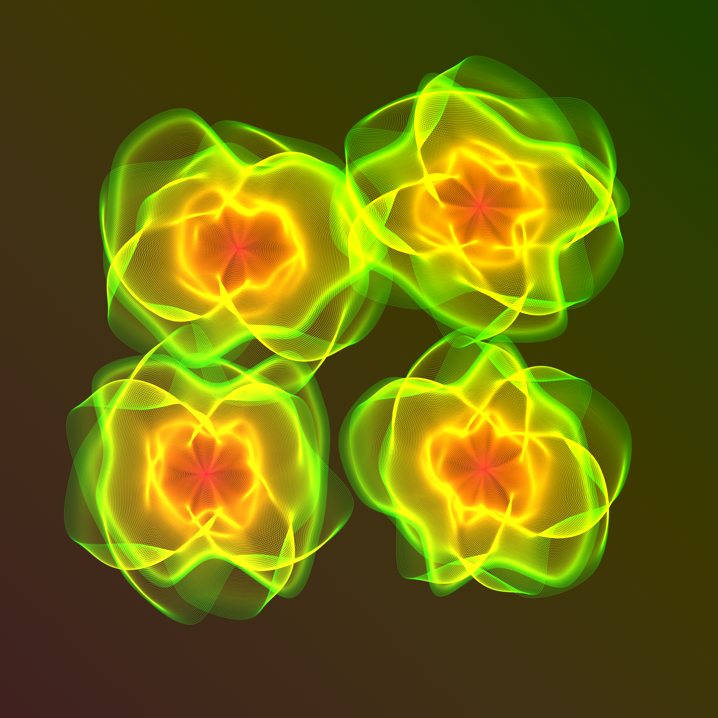 Art Blocks - Art Blocks v2 - Flowers #771 - NFT # 116000771