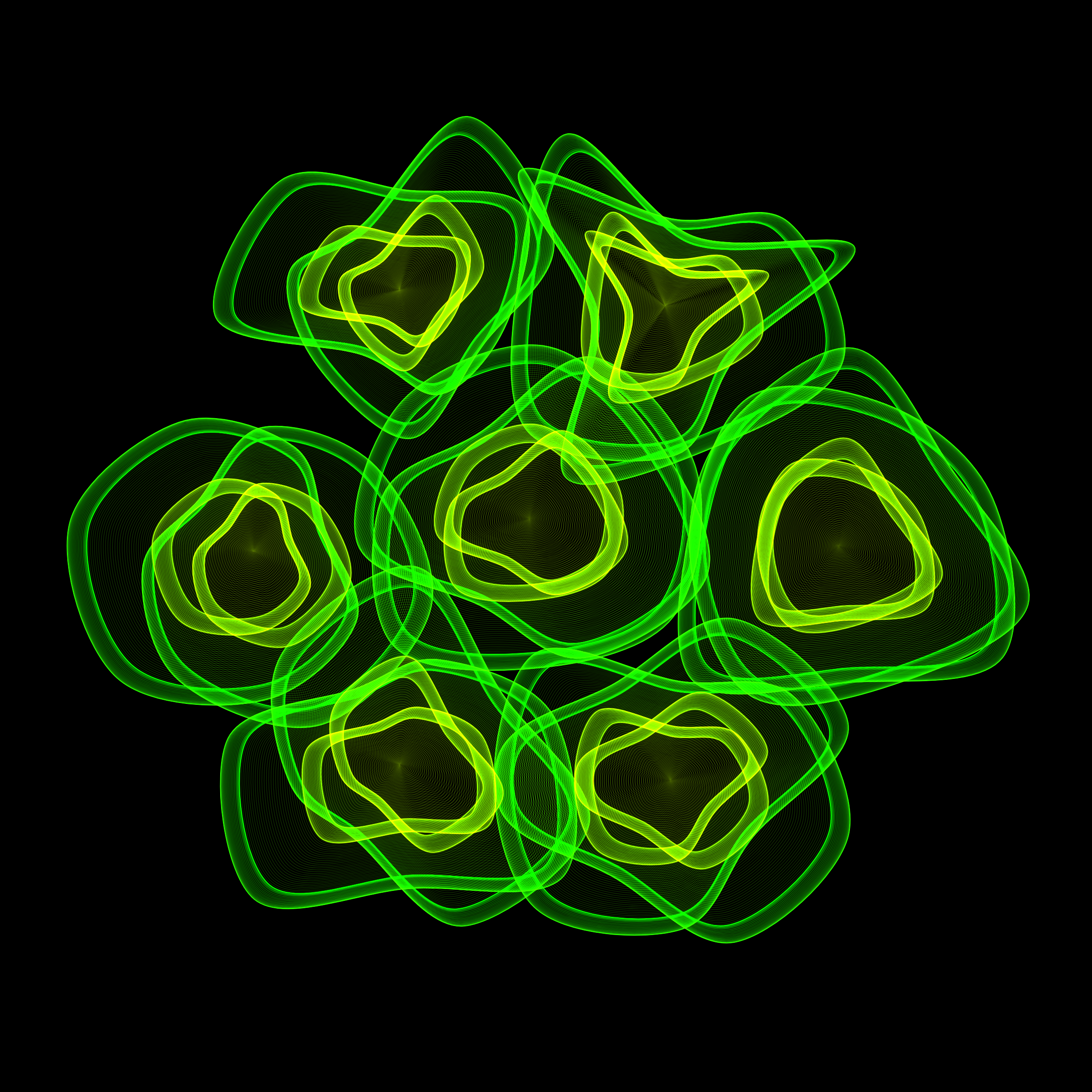 Art Blocks - Art Blocks v2 - Flowers #802 - NFT # 116000802